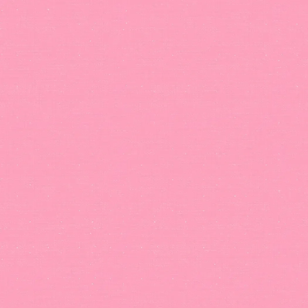 Solid pink textured background with subtle shimmer effect.