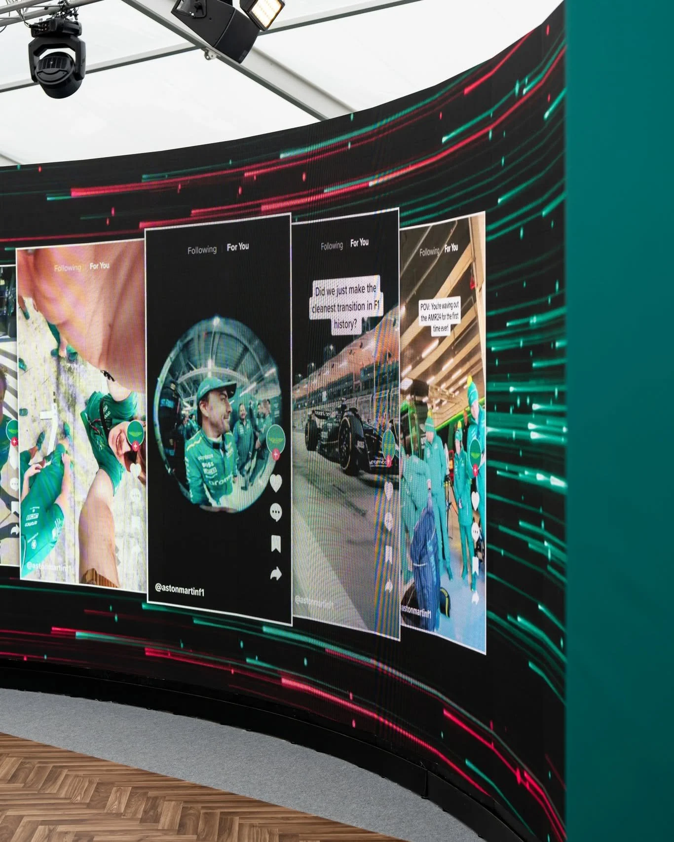 Large LED screens balanced against ambient event lighting.
Brand content remains sharp without blown highlights or banding.

#BrandActivation
#EventProduction
#ConferencePhotography