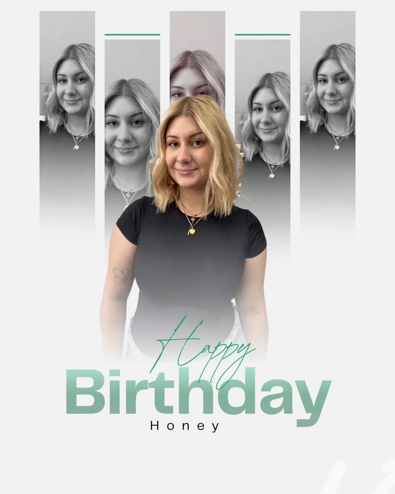 Happy 21st to our beautiful and talented emerging stylist @newedgehair_honey 🎂

It&rsquo;s been a joy to watch you grow since you have been a part of the New Edge team, we hope you have the best time on your holiday ❤️