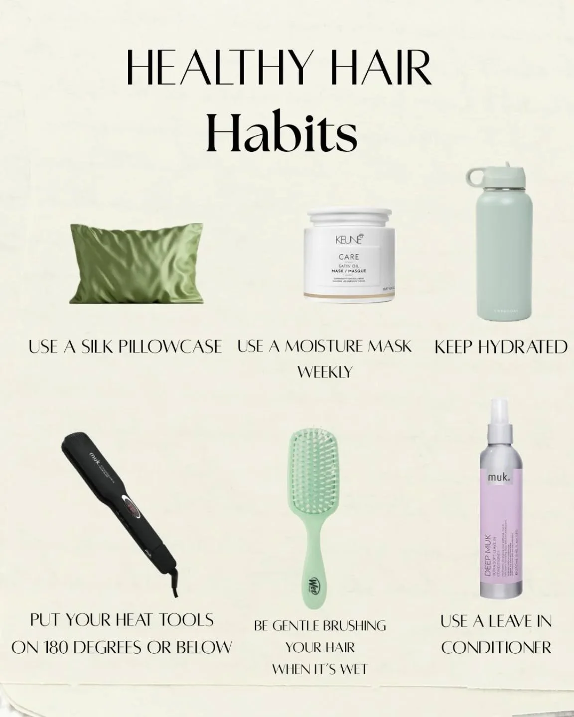 Healthy hair isn't luck, it's consistency 🌿 

Heat protection, hydration, regular trims and salon care. 
Your future will thank you. 🫶 
#scarbrough #haircareroutine #mukhair #keune