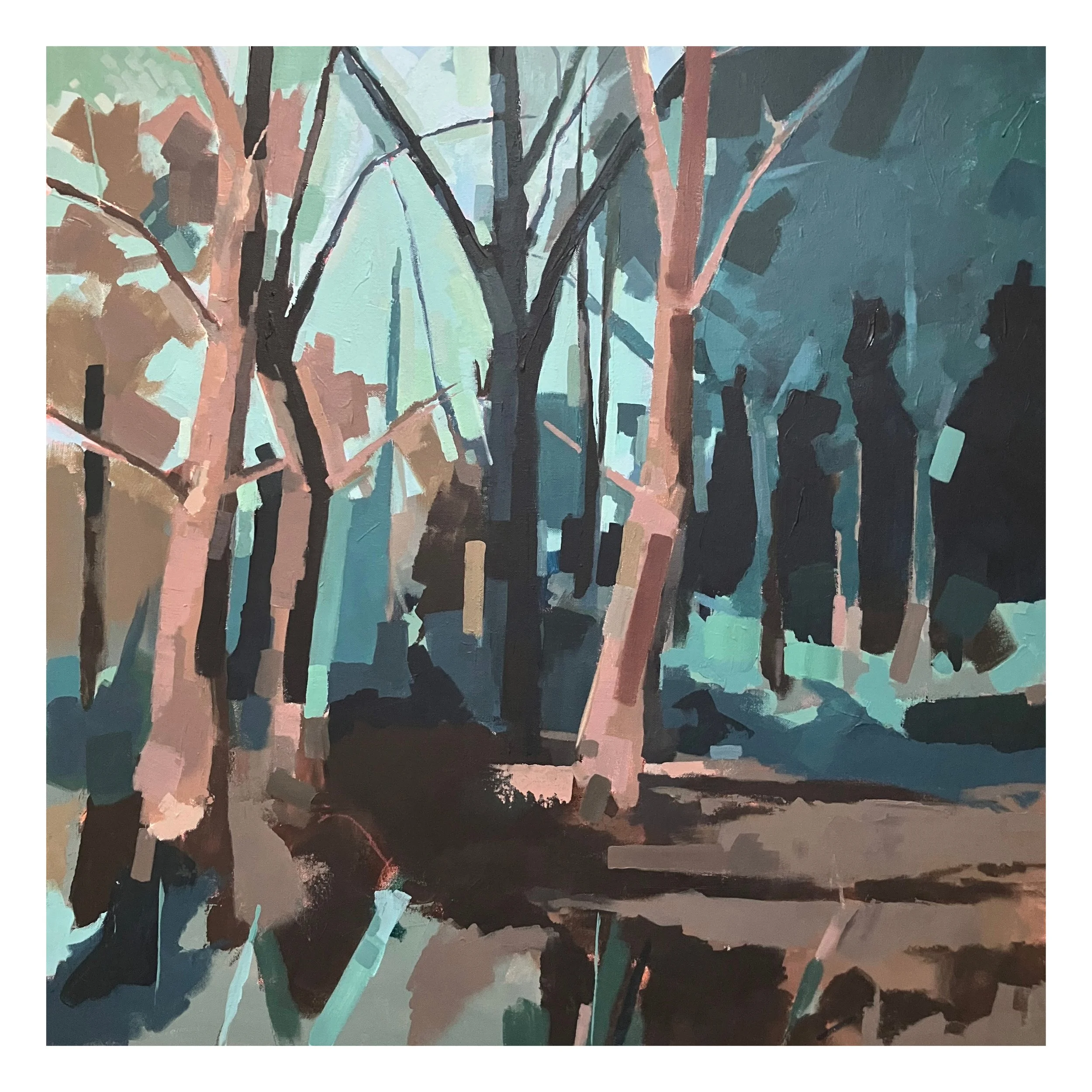 Brumal, acrylic on canvas, 80x80cm