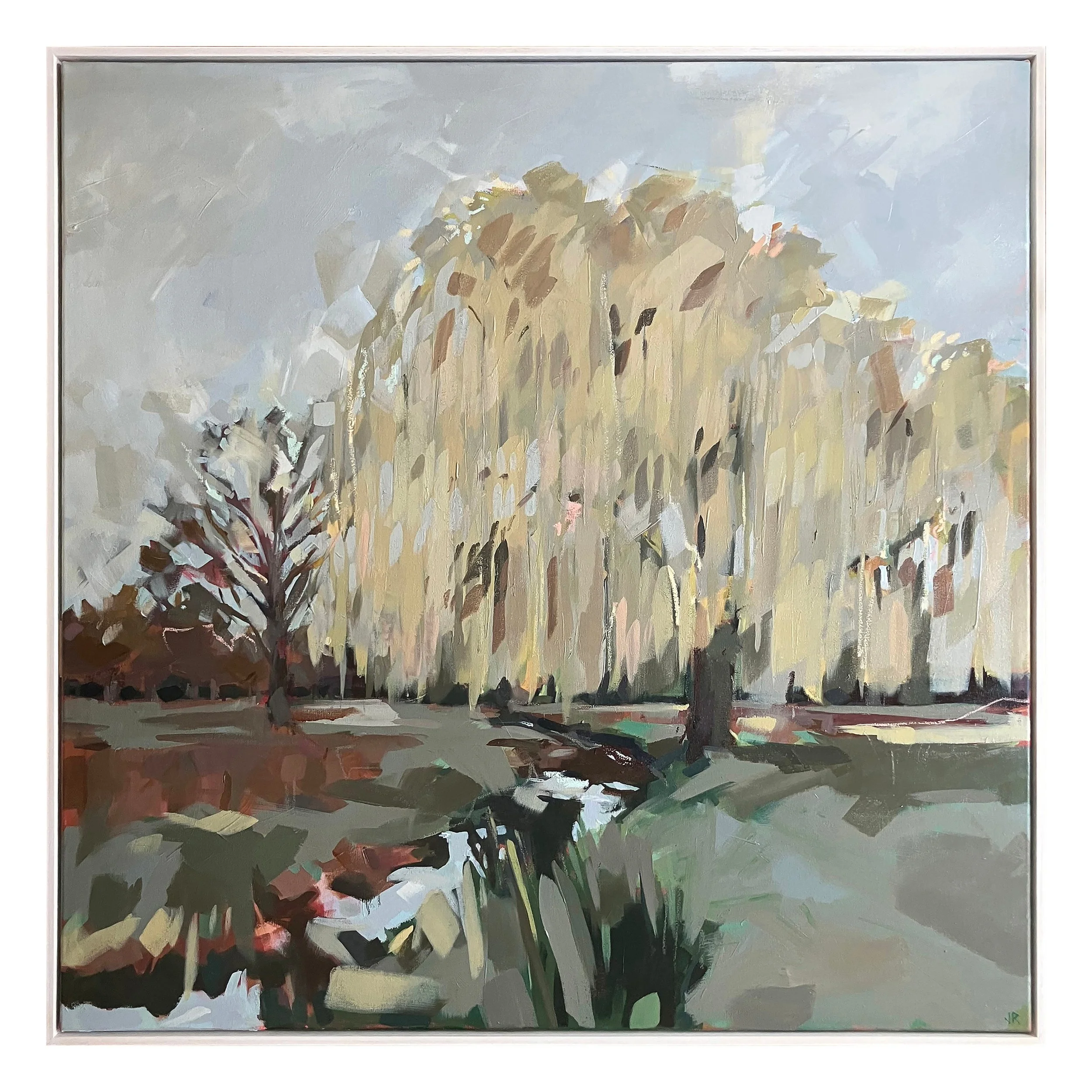 Faded willow, Acrylic on canvas, 100x100cm - AVAILABLE