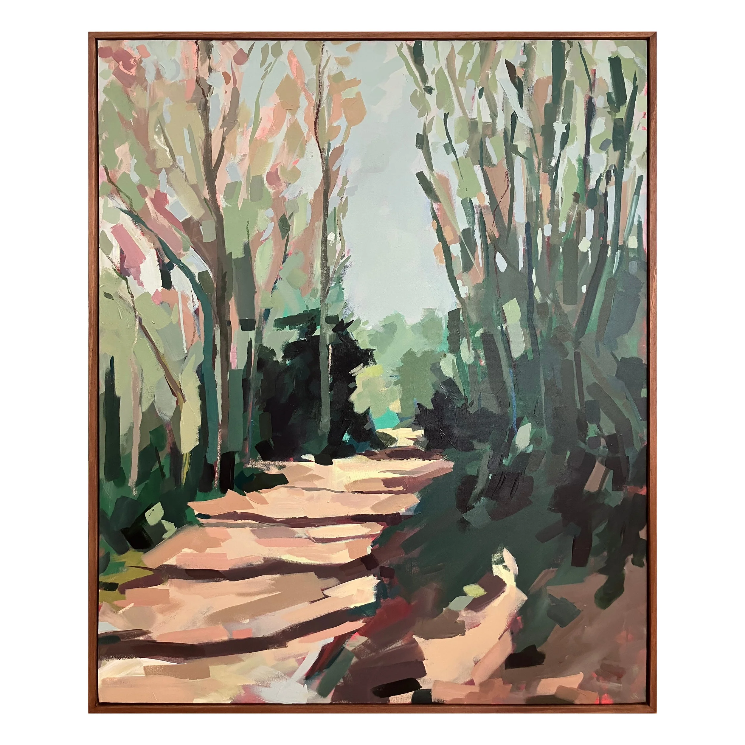The heath awakes, acrylic on canvas, 120x100cm