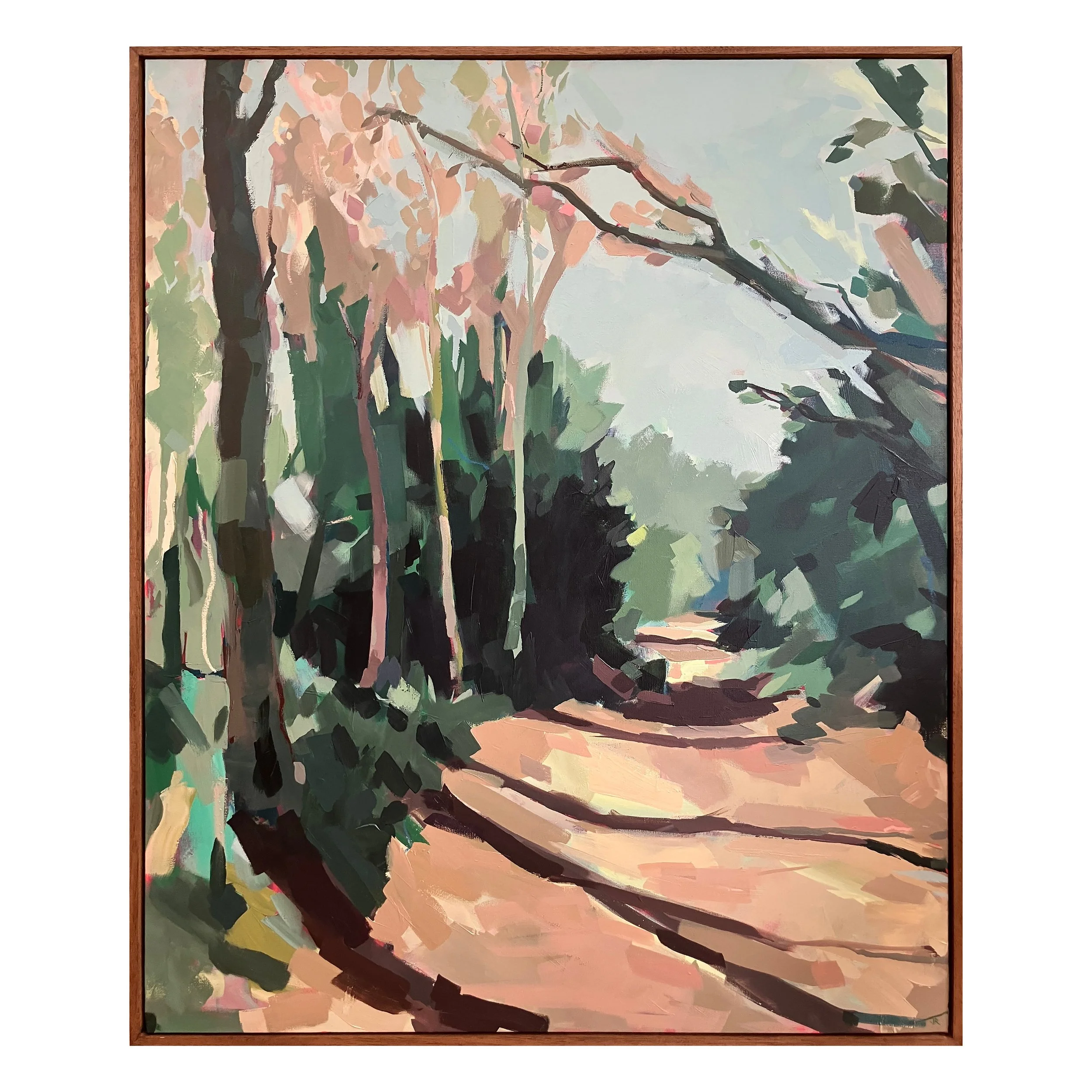 The vernal heath, acrylic on canvas,  120x100cm