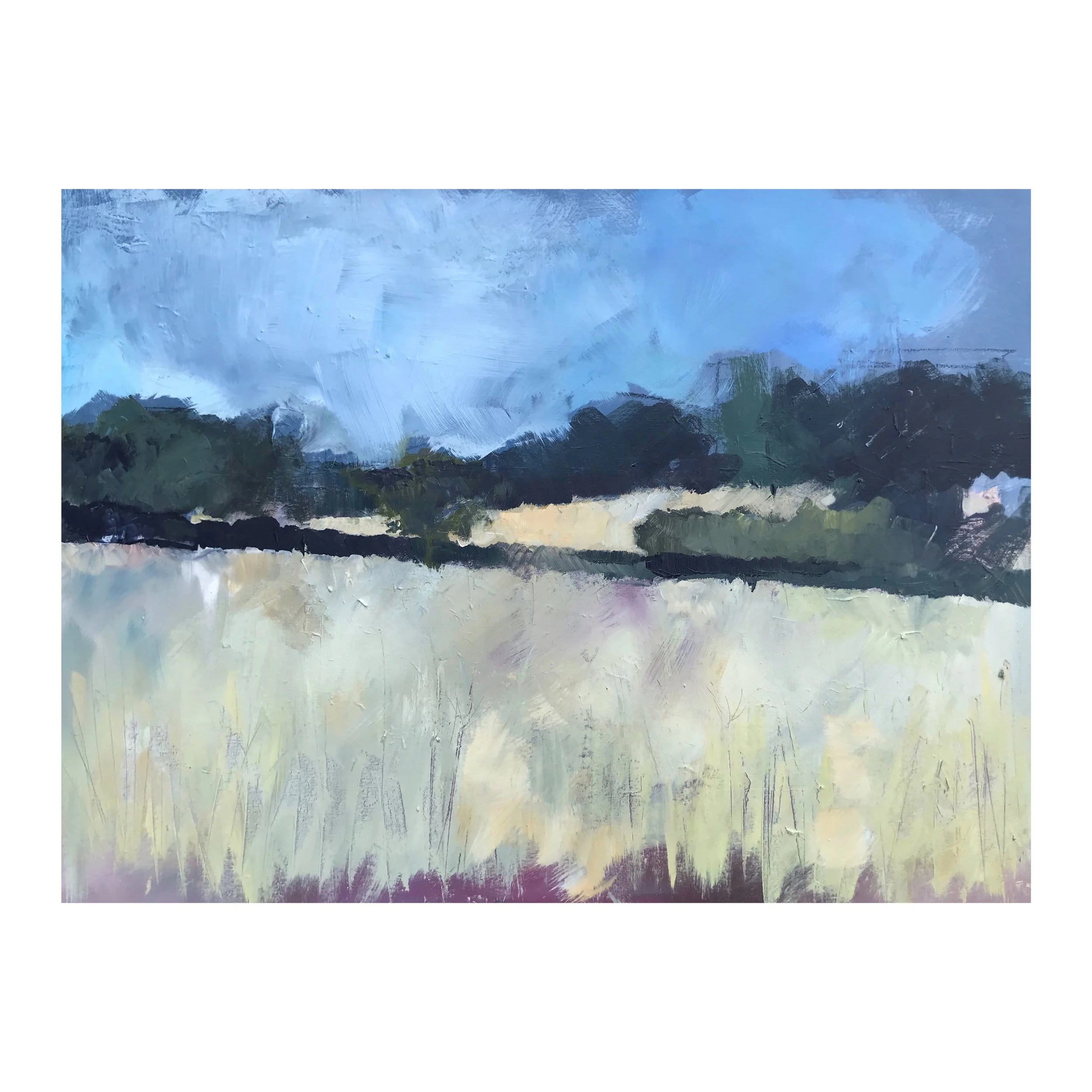 Rolling in Oare, acrylic on canvas, 60x80cm