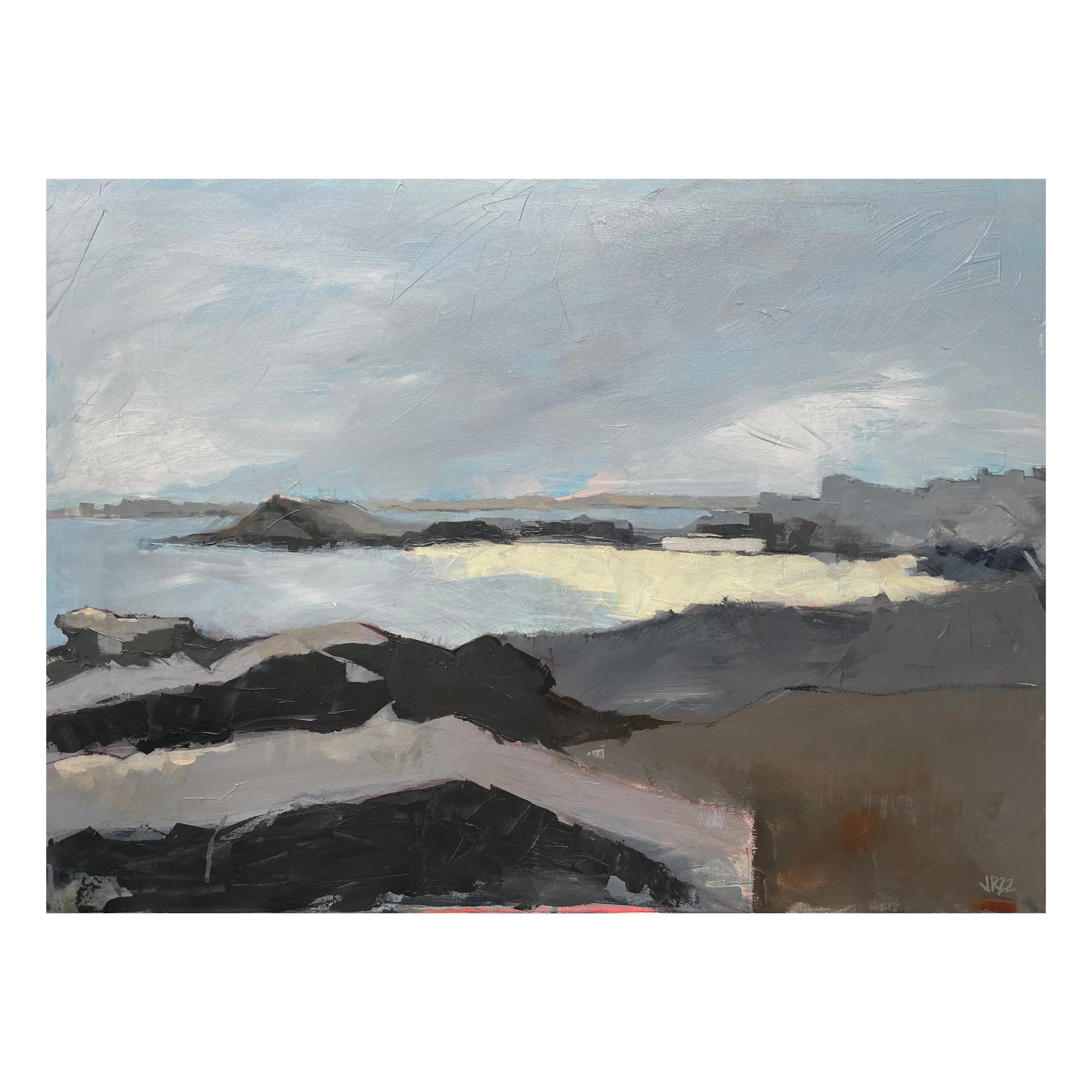 Porthmeor bay, acrylic on canvas, 60x80cm