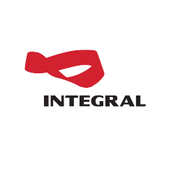 Integral logo with a red stylized infinity symbol and black text.