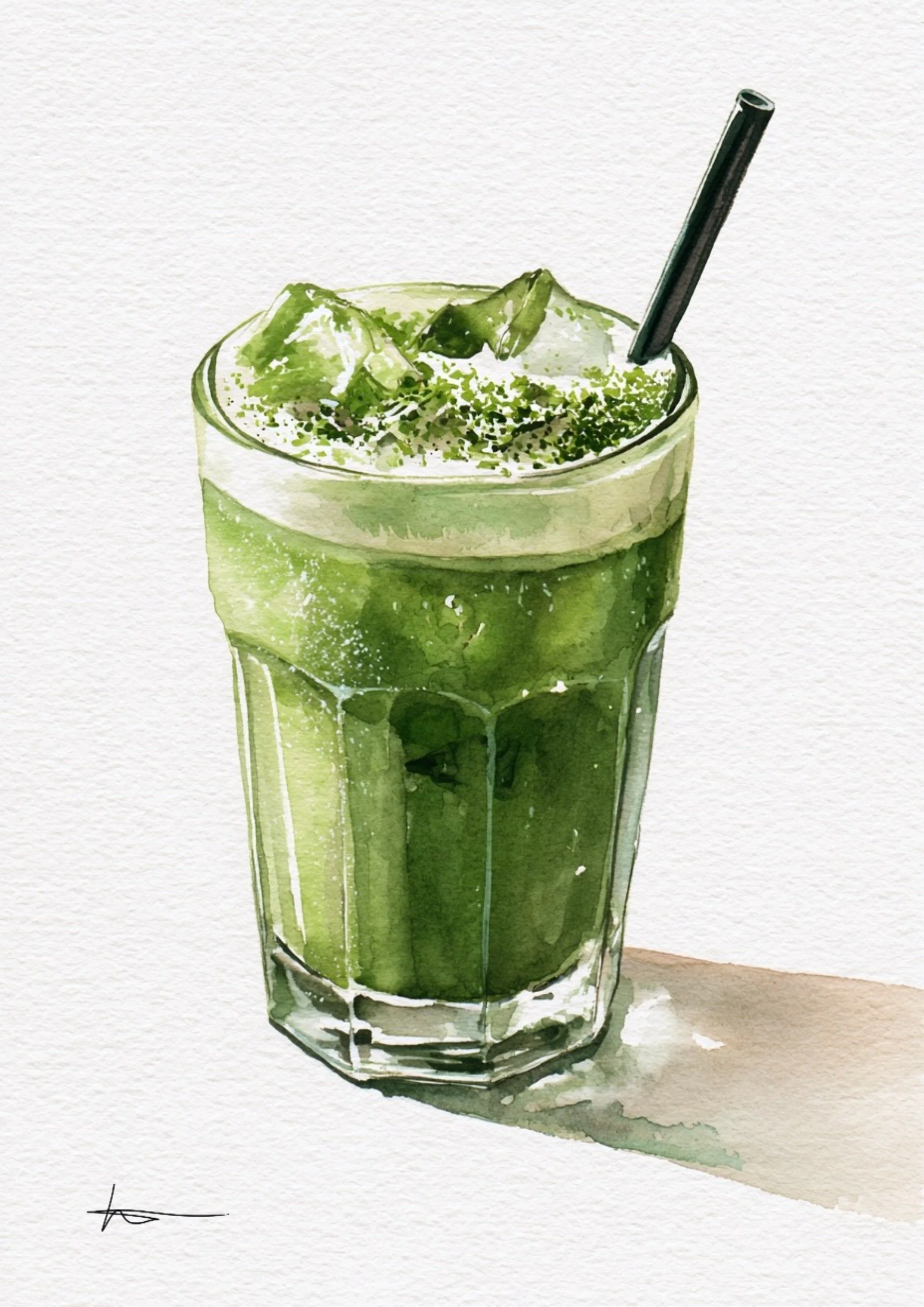 Iced matcha