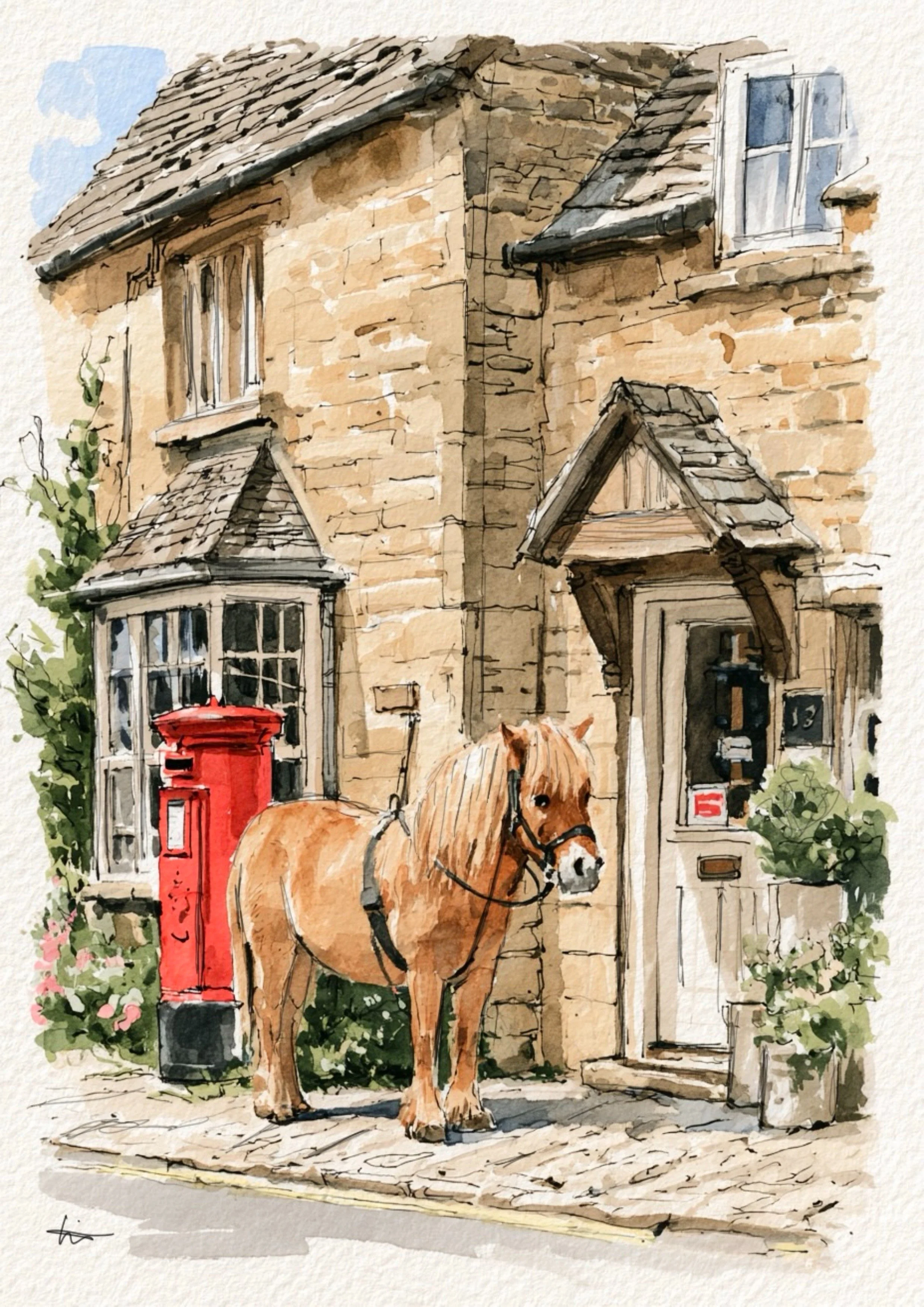 At the post office