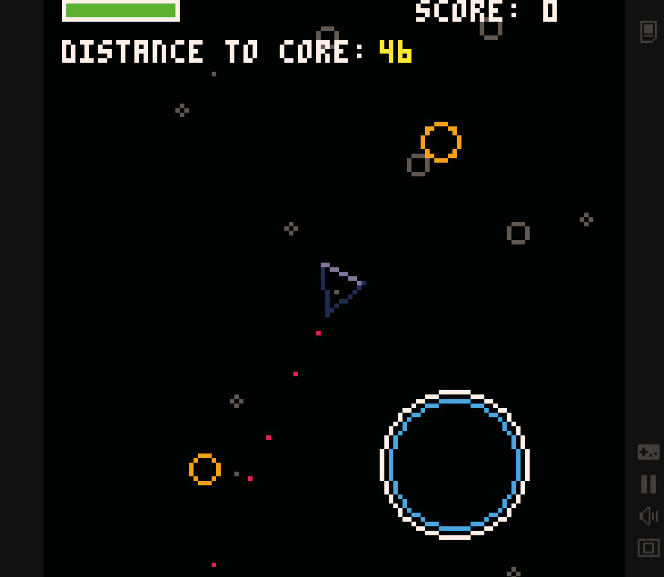 Weltraumshooter in Pico-8