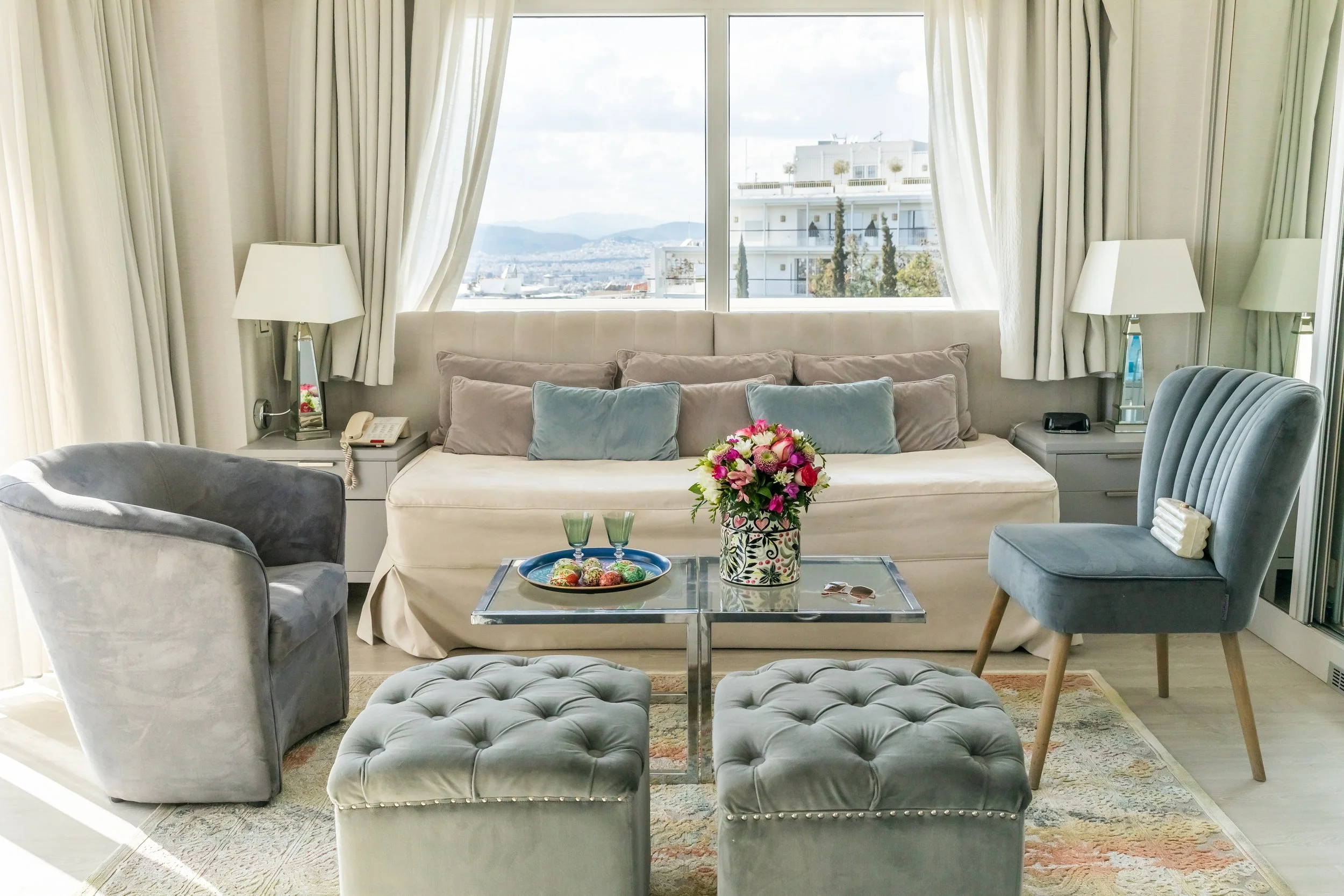 Hotel luxury hotel stgeorge Lycabettus athens Greece kolonaki room suite rooftop swimming pool restaurant bar parking spa gallery art lifestyle fashion guests bedroom romantic best picturesque acropolis city view authentic beautiful boutique charming