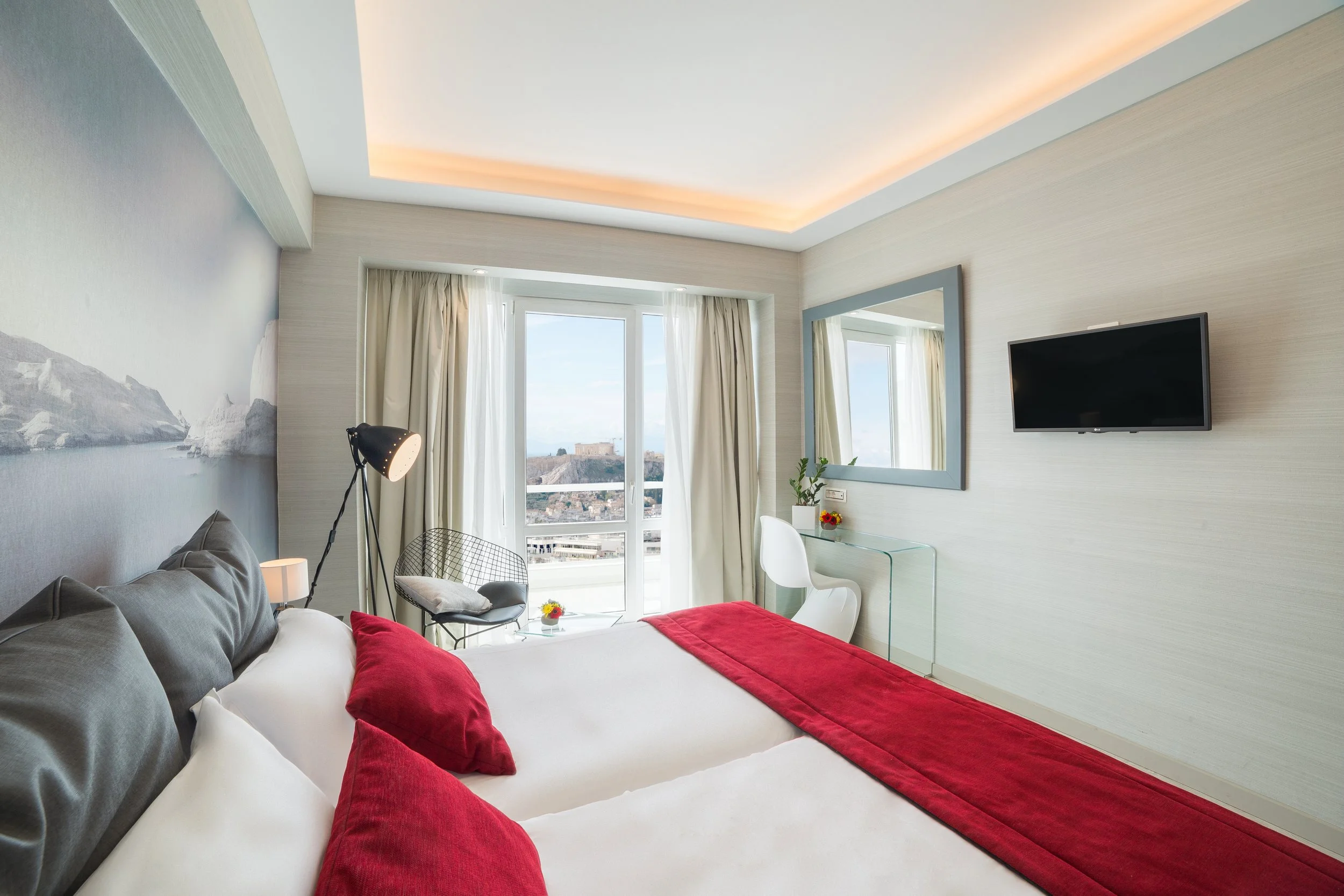 Premium Room with Private Balcony & Panoramic Acropolis View