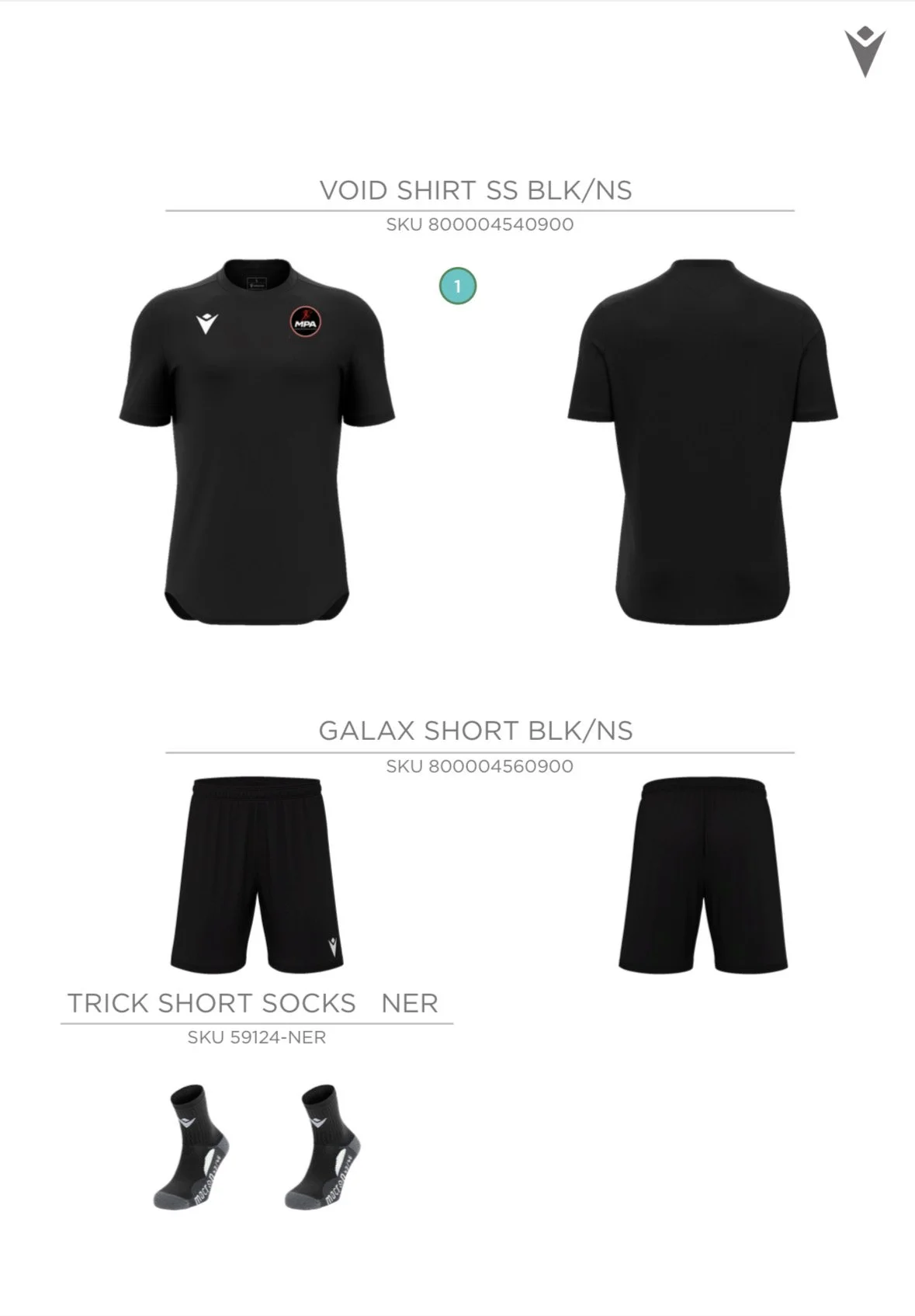 MPA Player Pack (Full Kit & 1/4 Zip)