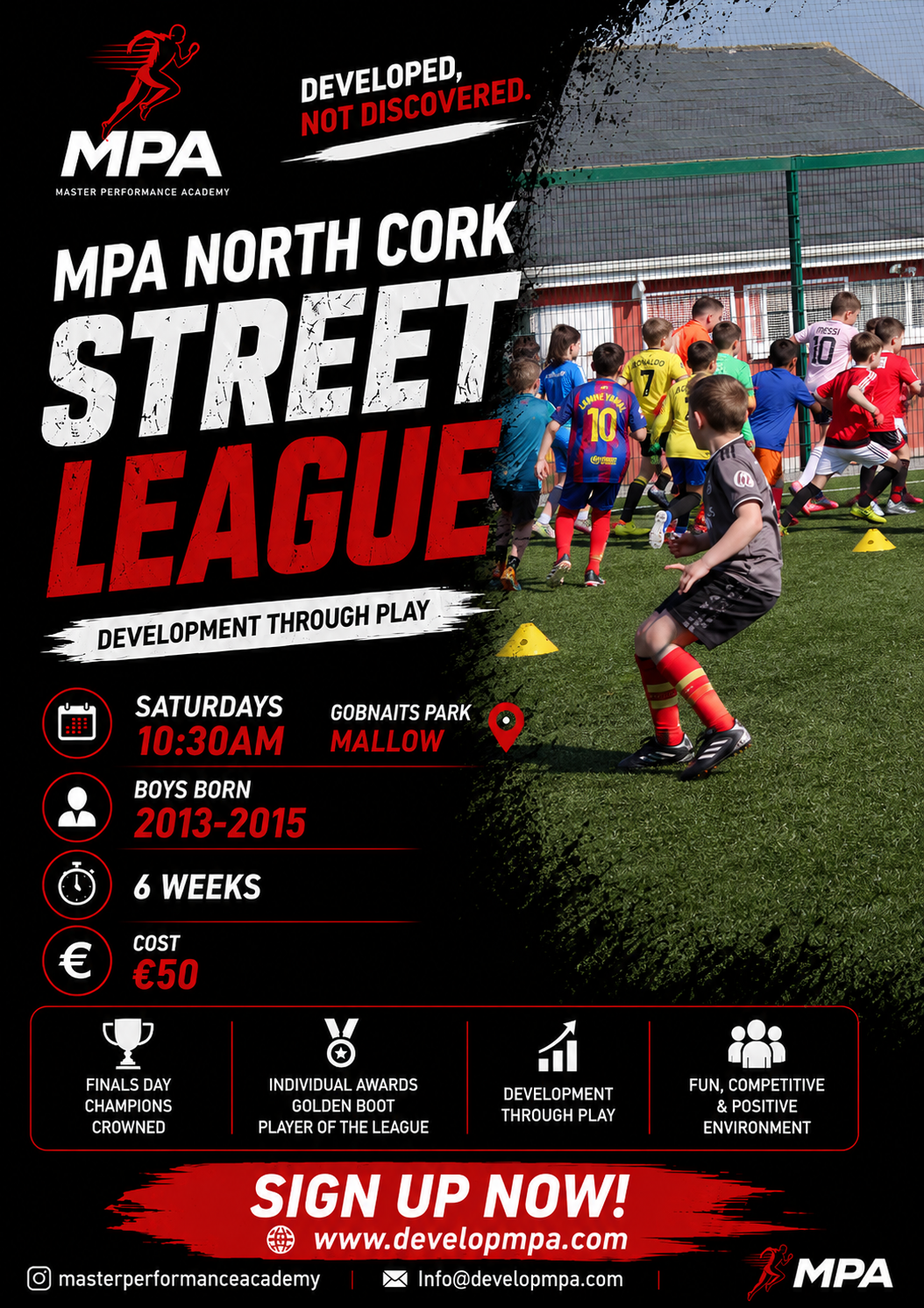 MPA NORTH CORK STREET LEAGUE - Boys Born 2013-2015