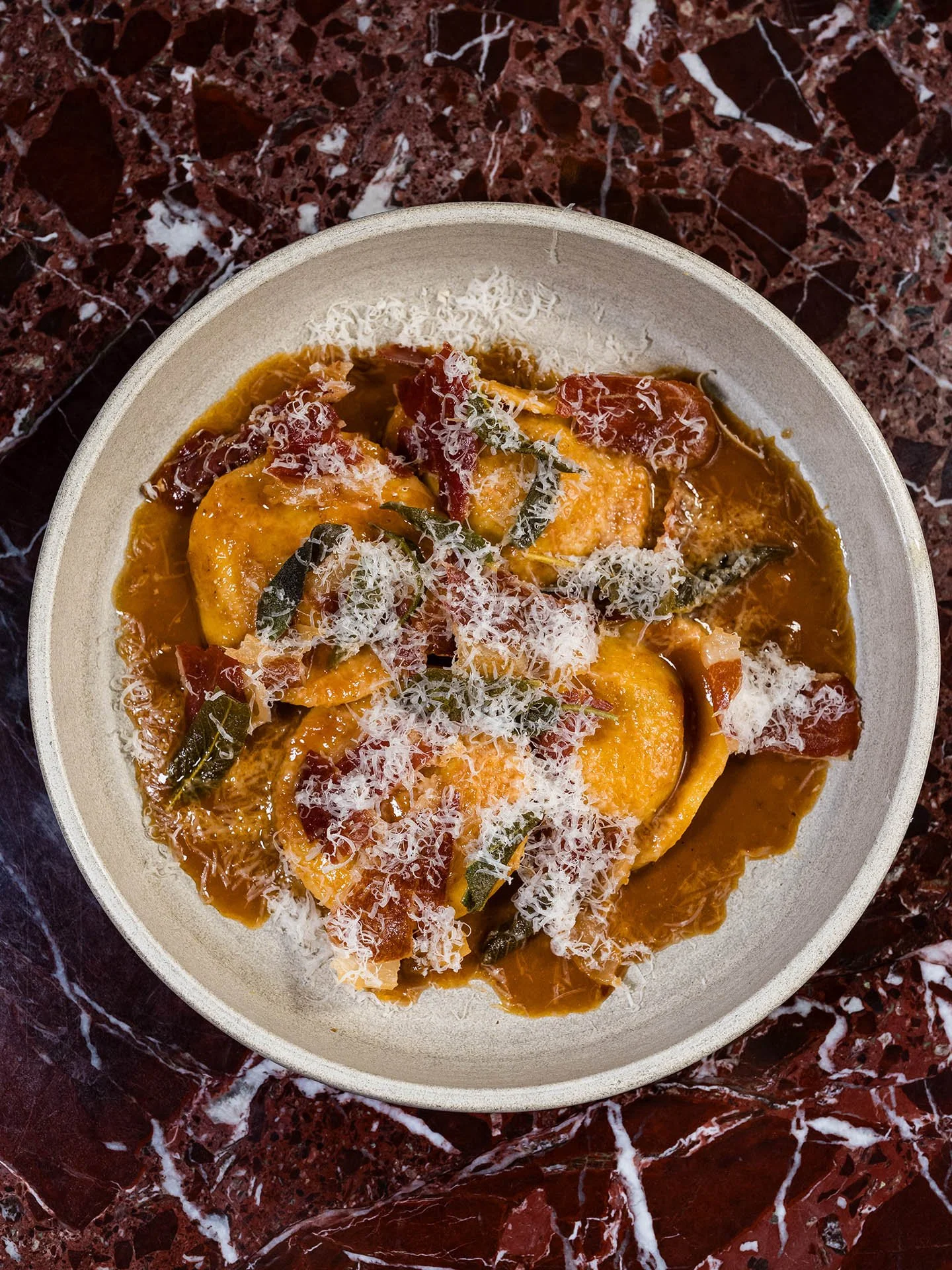 Ravioli Alla Saltimbocca