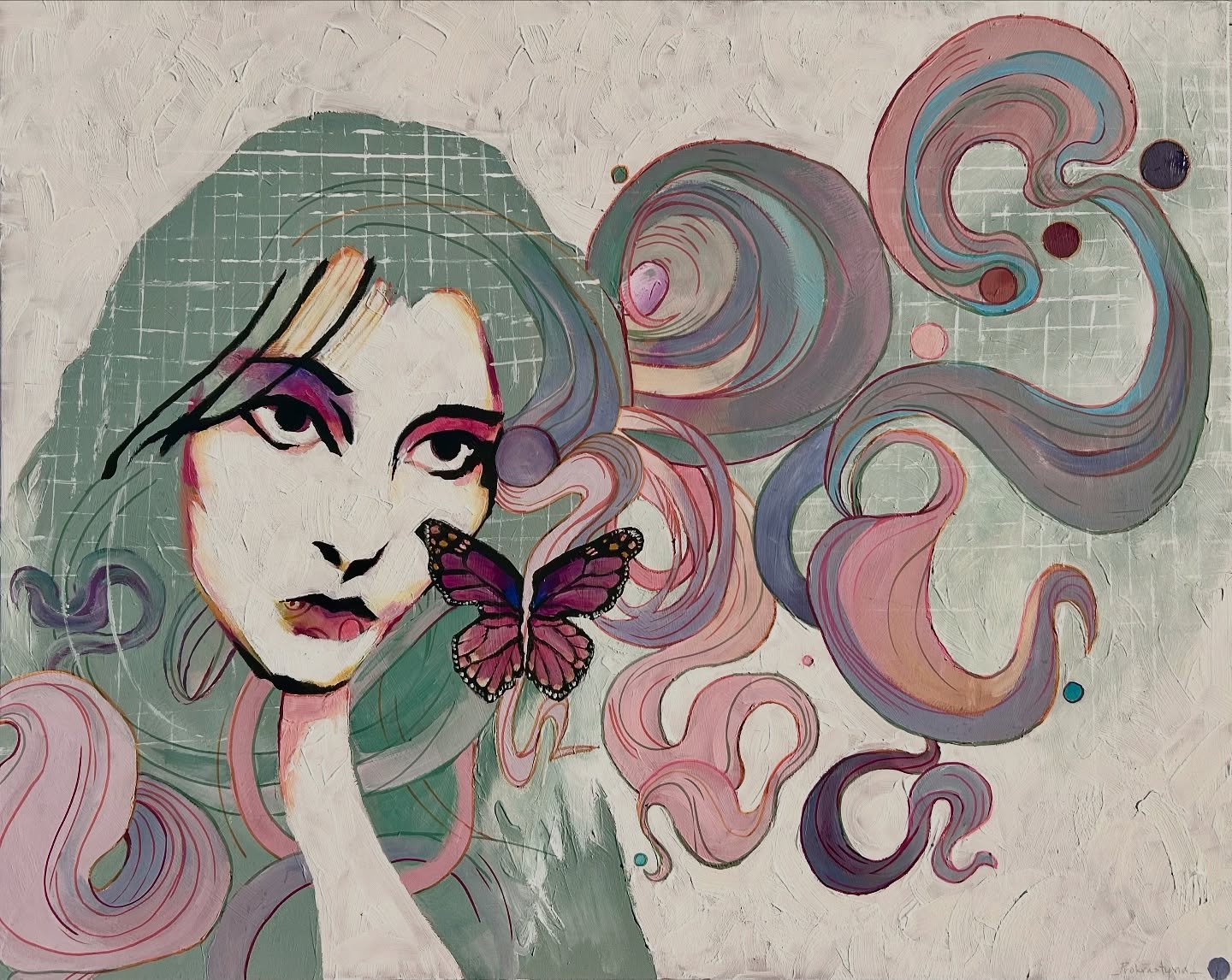 I fell deep into art 

&bdquo;To move forward is to change&rdquo; 150x120cm