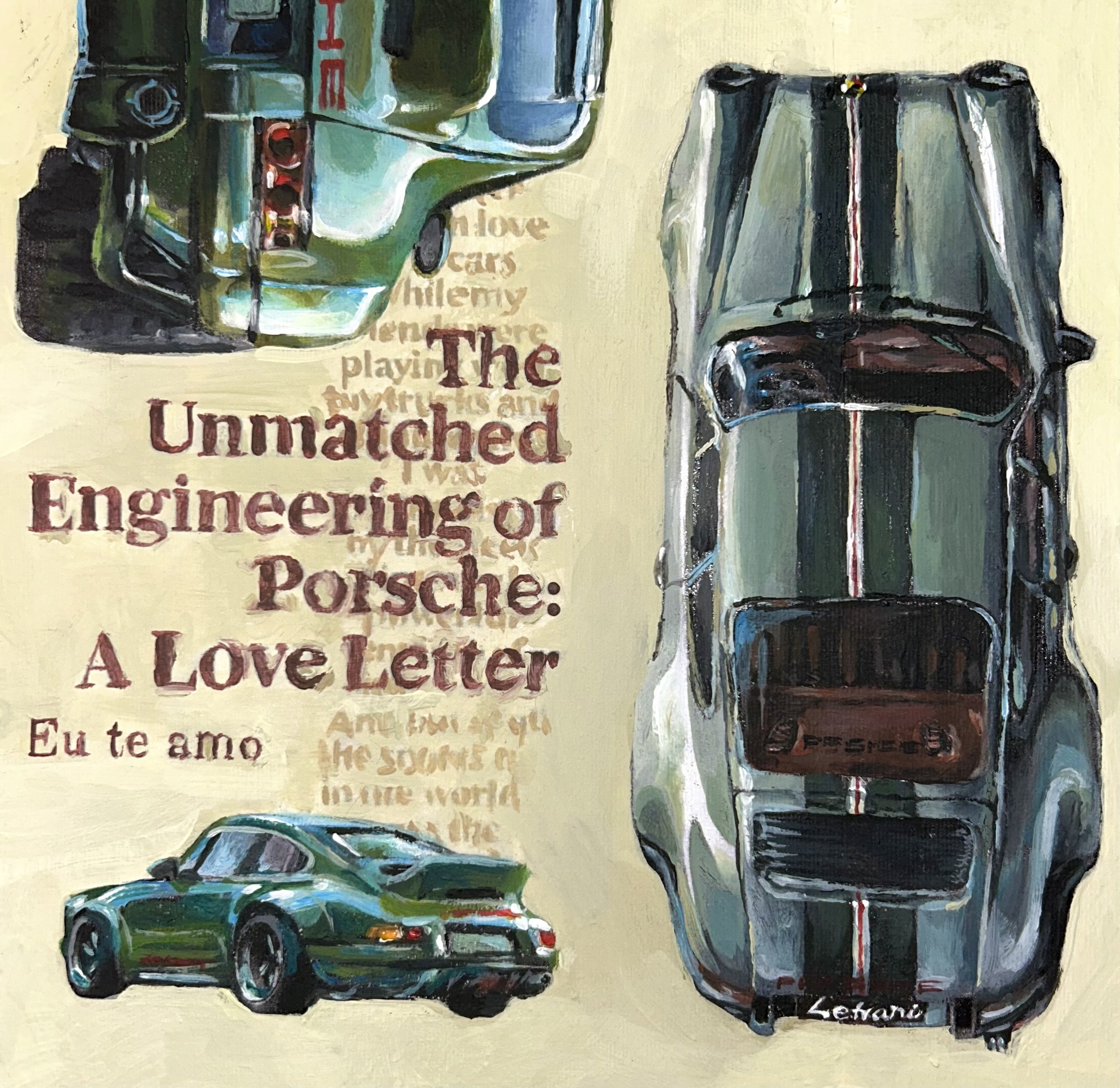 Traditional painting - Small scale on canvas - Detailed (no characters)