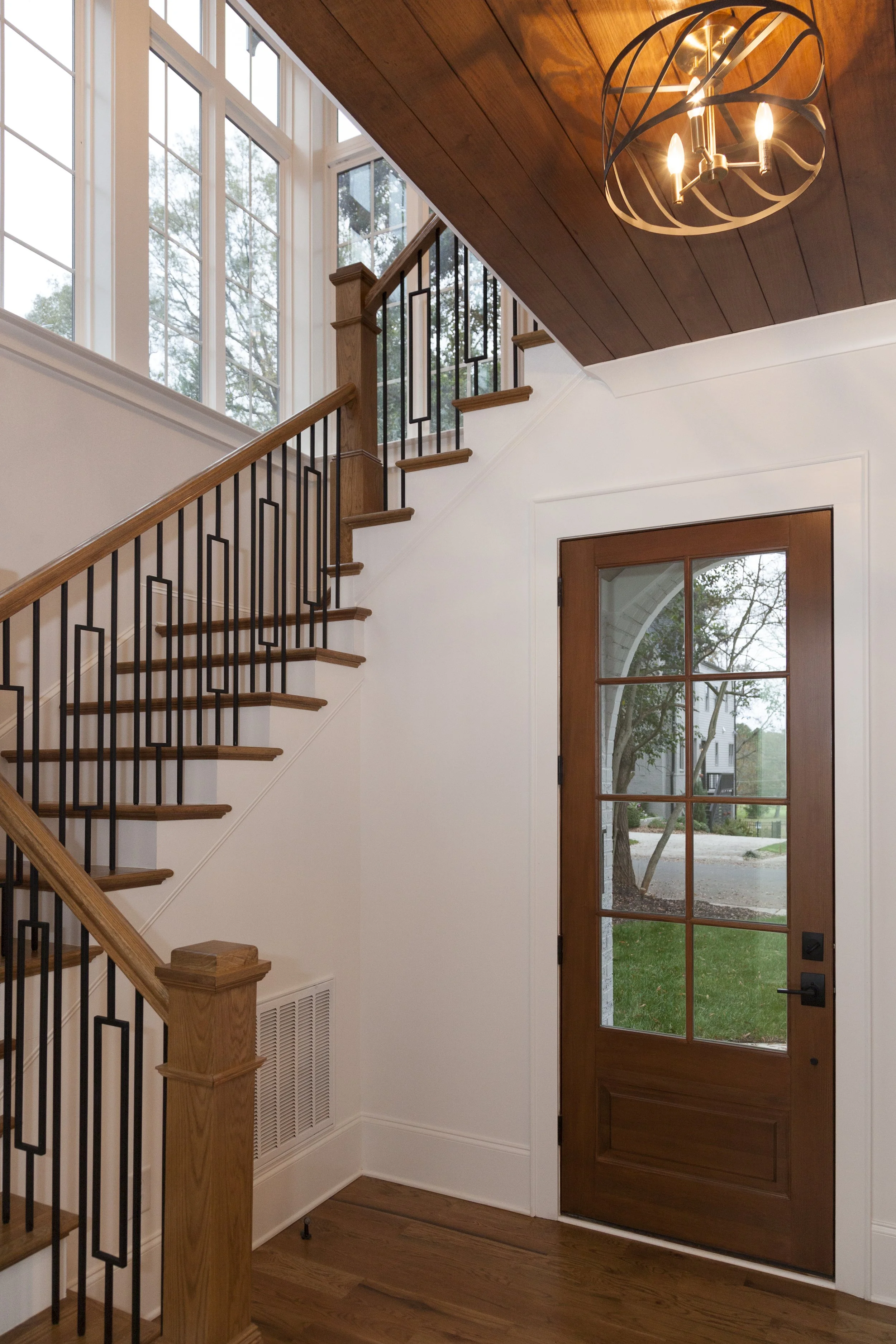 Interior view of a beautifully home interior designed and built by Clementine Residential Designs in Charlotte, North Carolina.