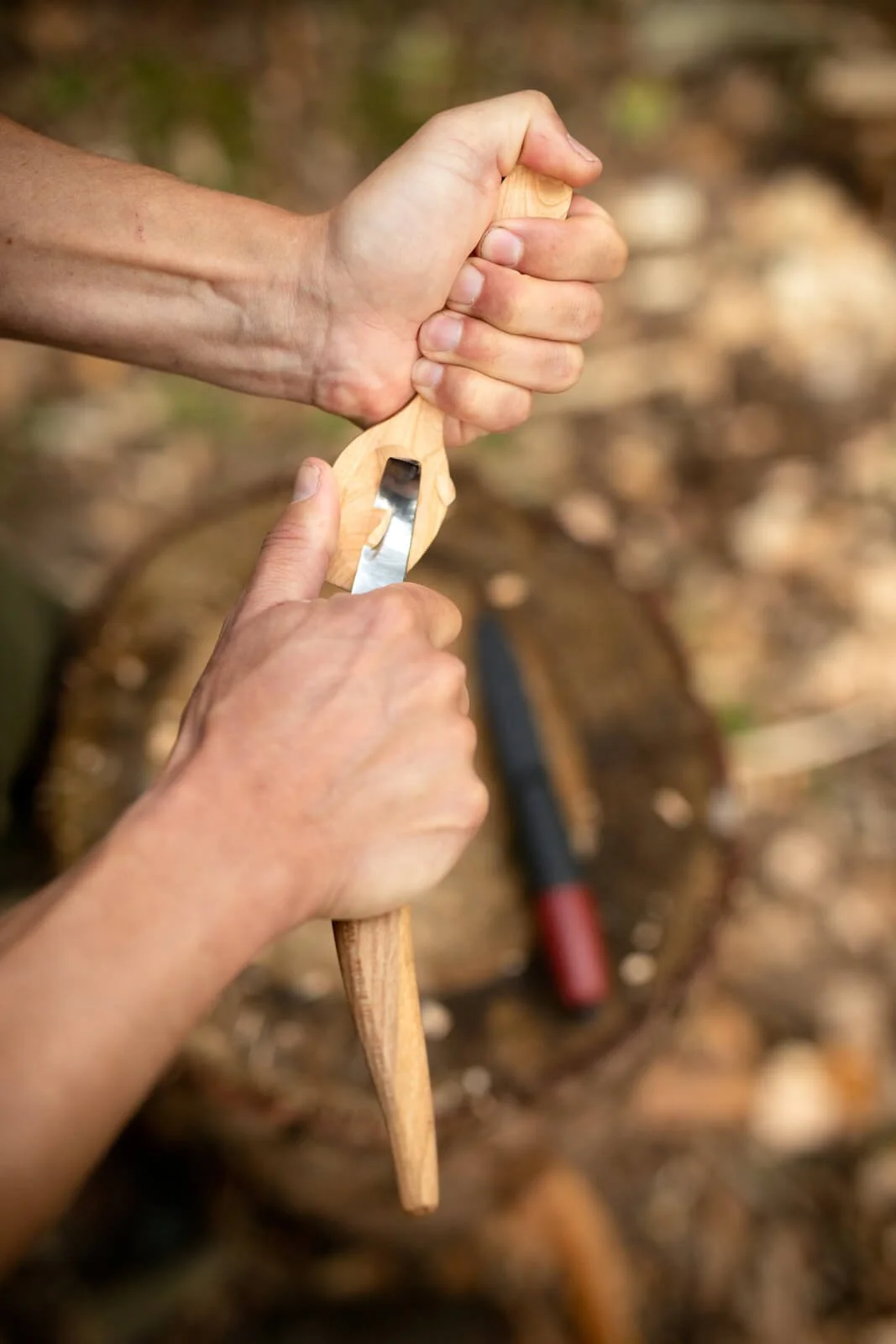 Andrew Groves, Crafting Wooden Spoon, West Sussex