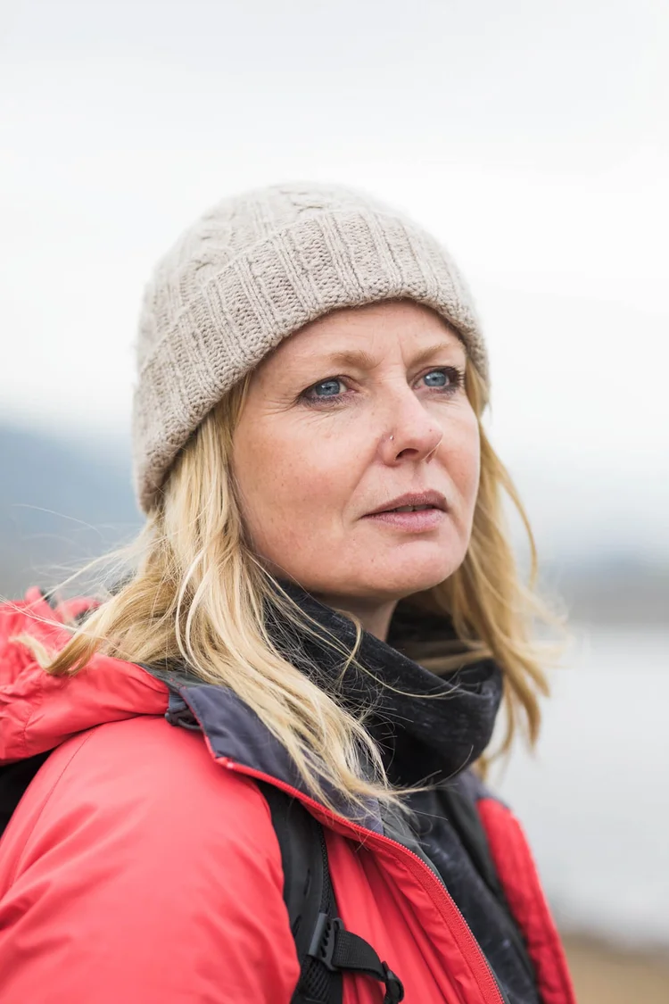 Portrait of wild swimmer Vivienne Rickman