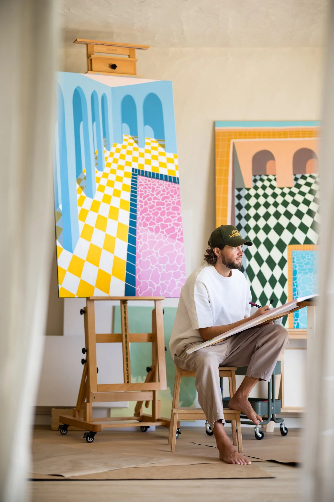 James Hood at work