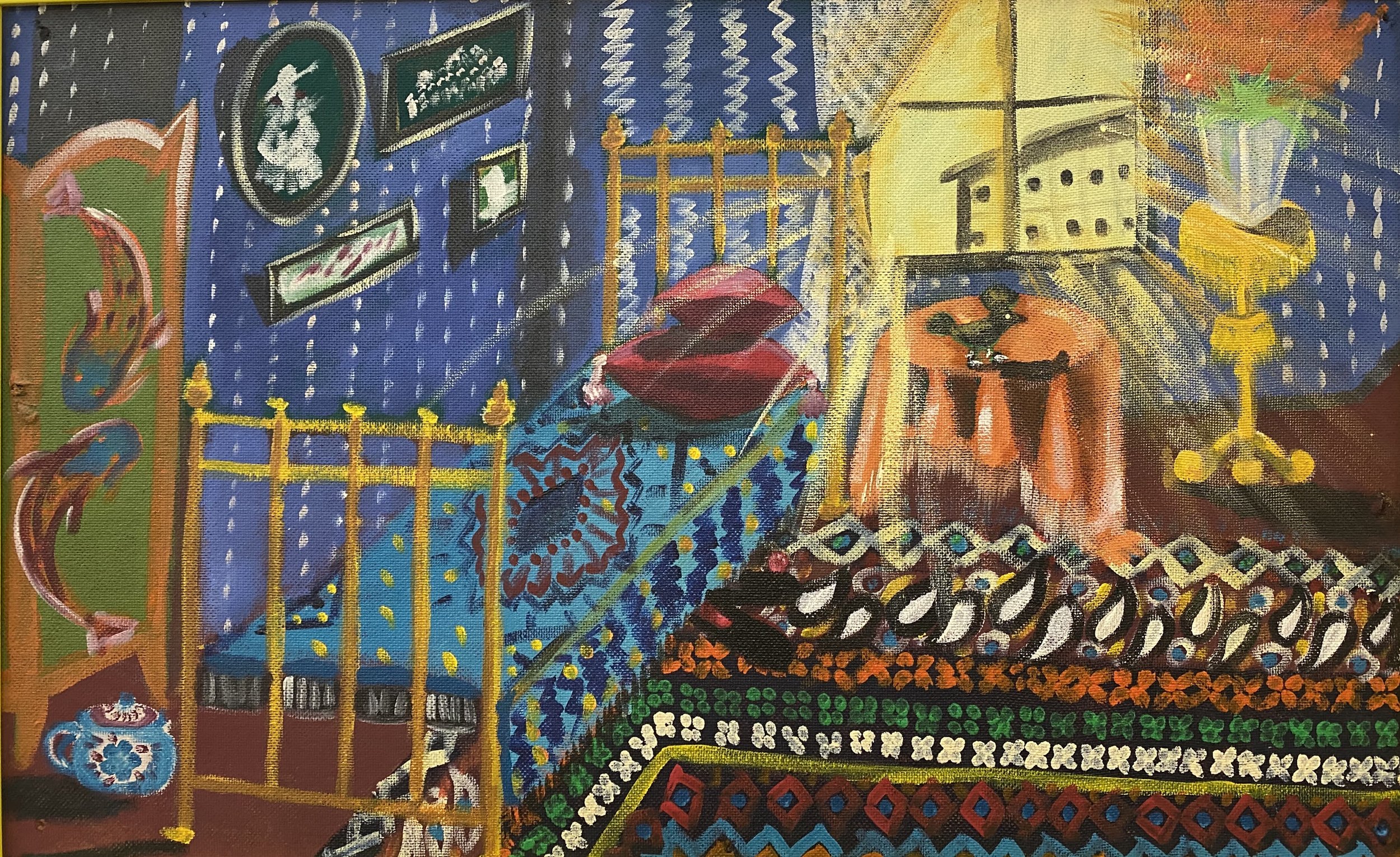 9. ''საძინებელი'' მუყაო, აკრილი, 48X77..jpg