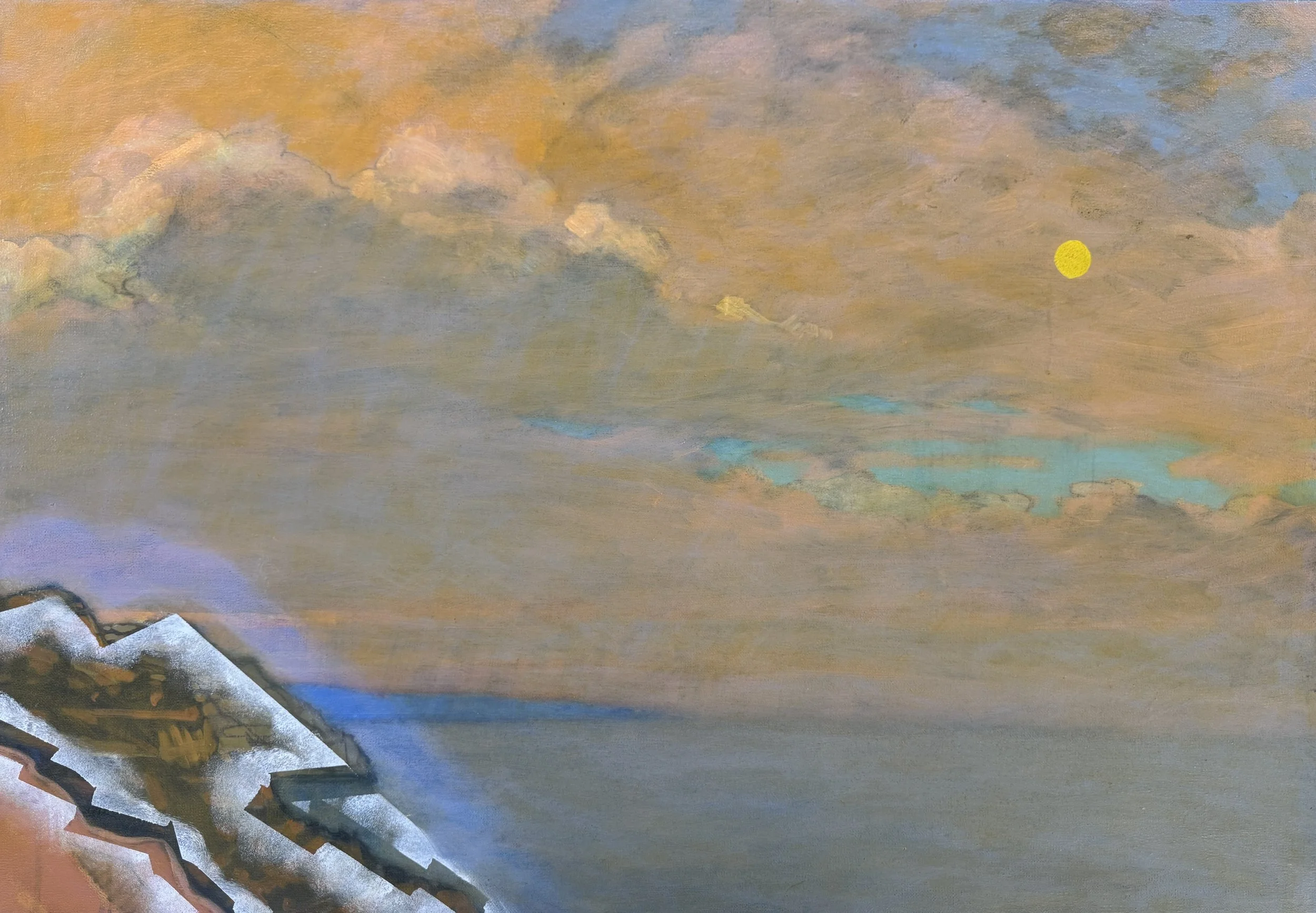 THE NORTHERN SHORE IS WARMED BY THE SUN TOO