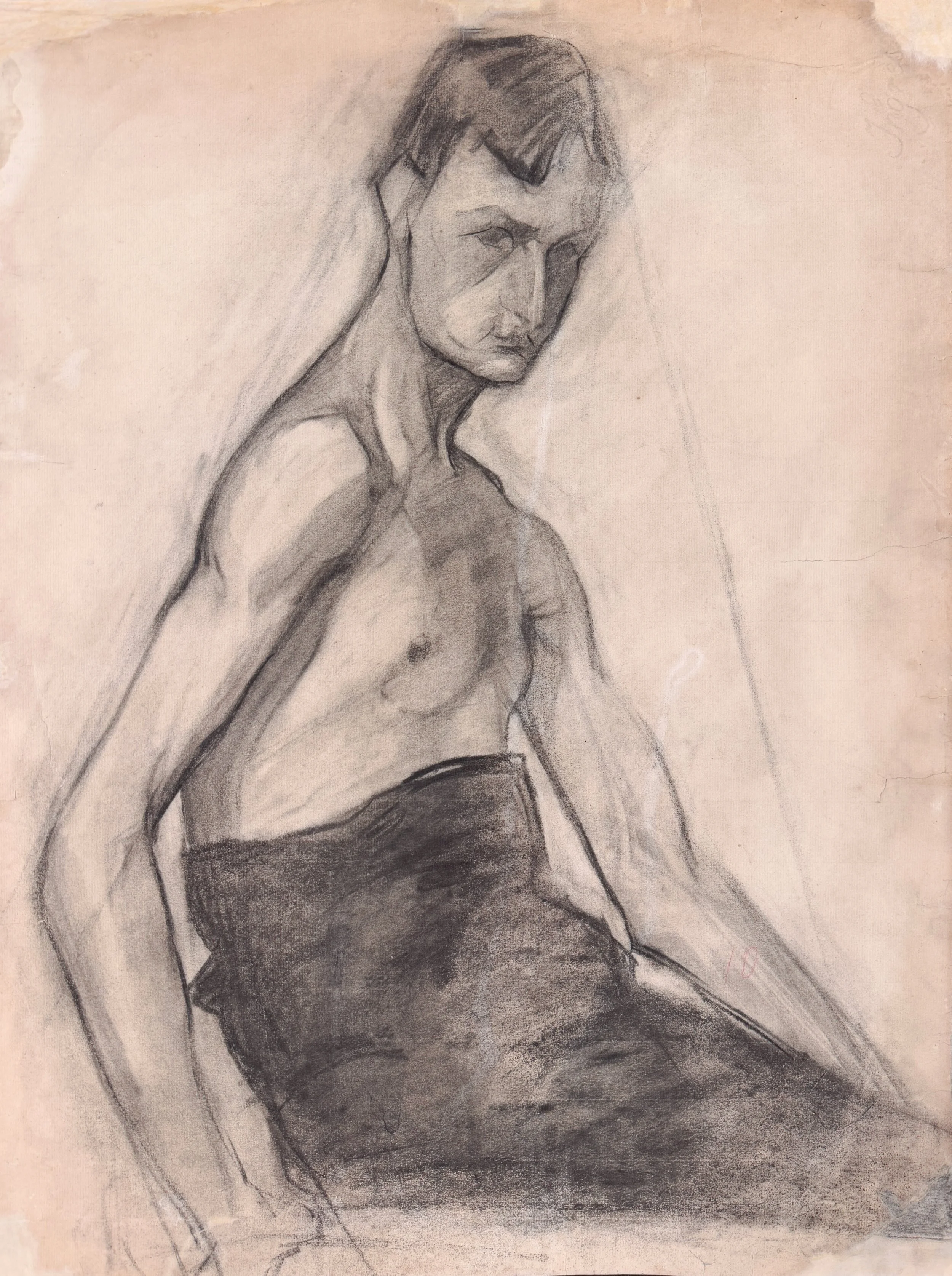STUDY FOR A MALE NUDE