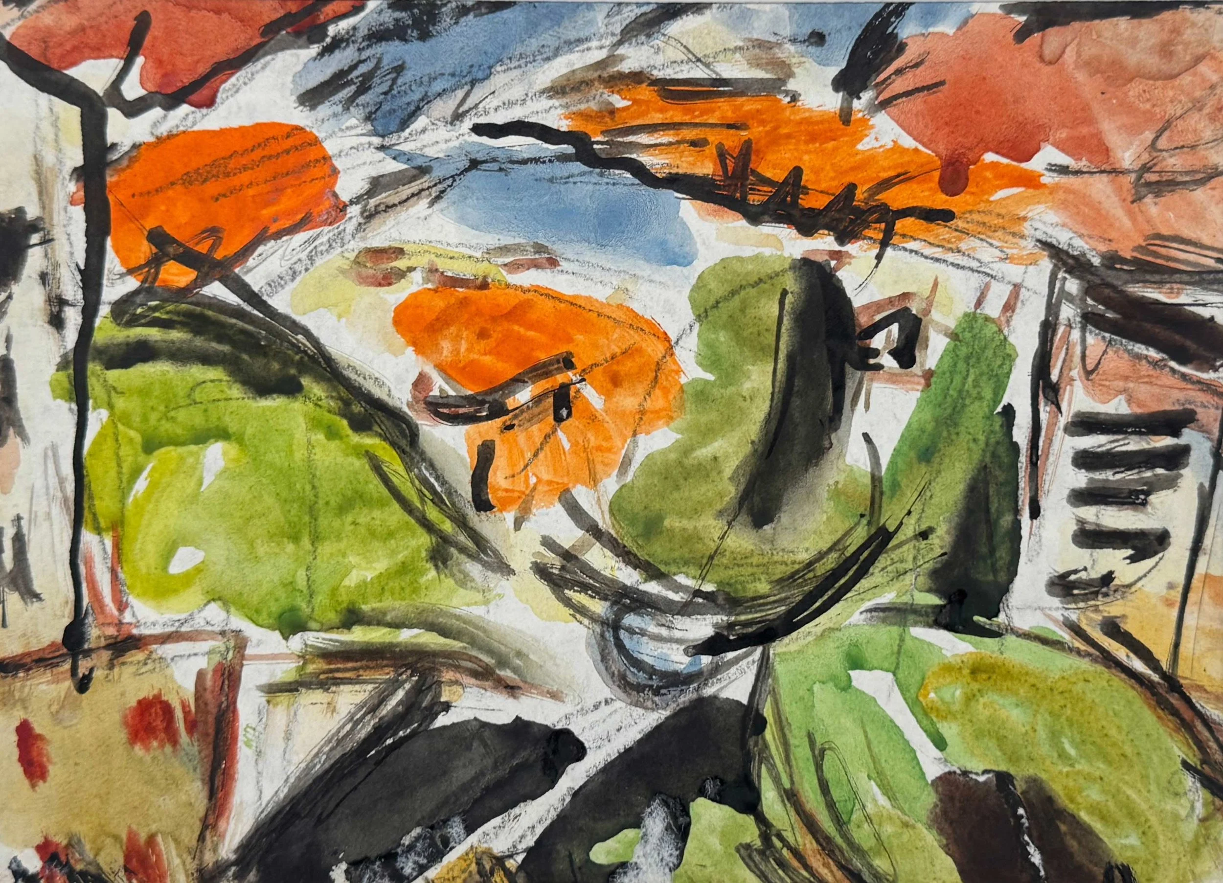Sergo Chakhoyan
ABSTRACTION
Watercolor on paper
15 x 20 cm.