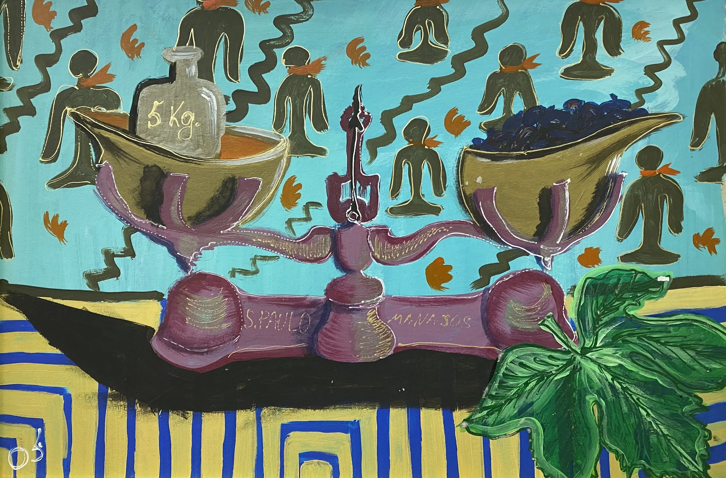 'ხუთი კილო ლეღვი', მუყაო, აკრილი, 34X50..jpg