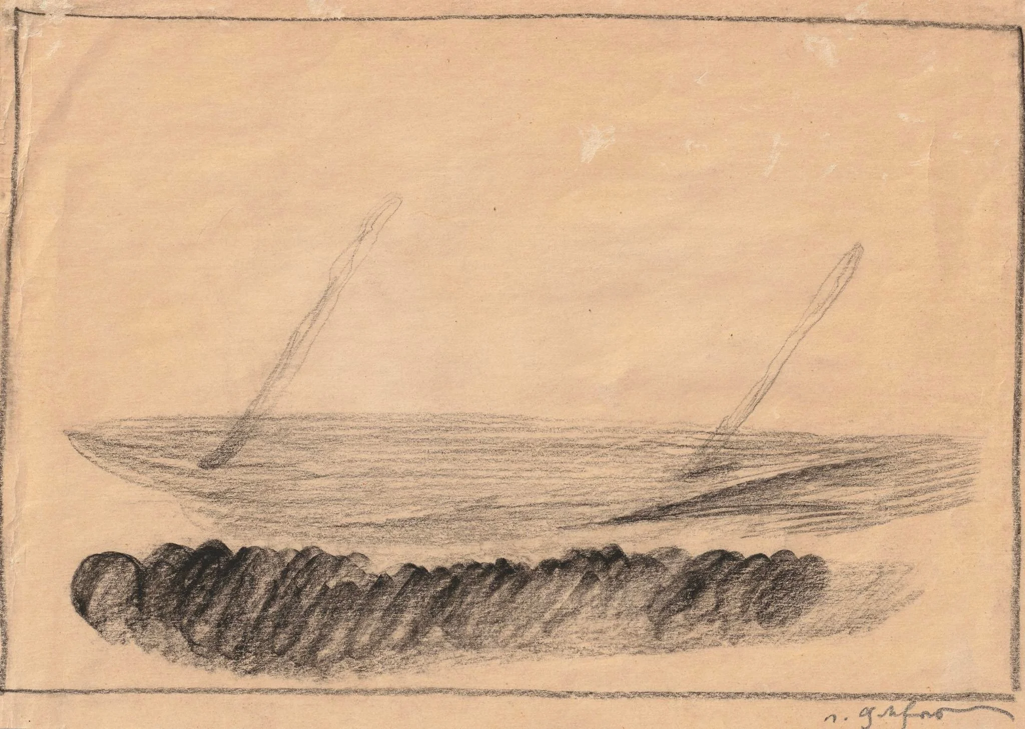 Irakli Parjiani
BOAT
Pencil on paper
21 x 30 cm.