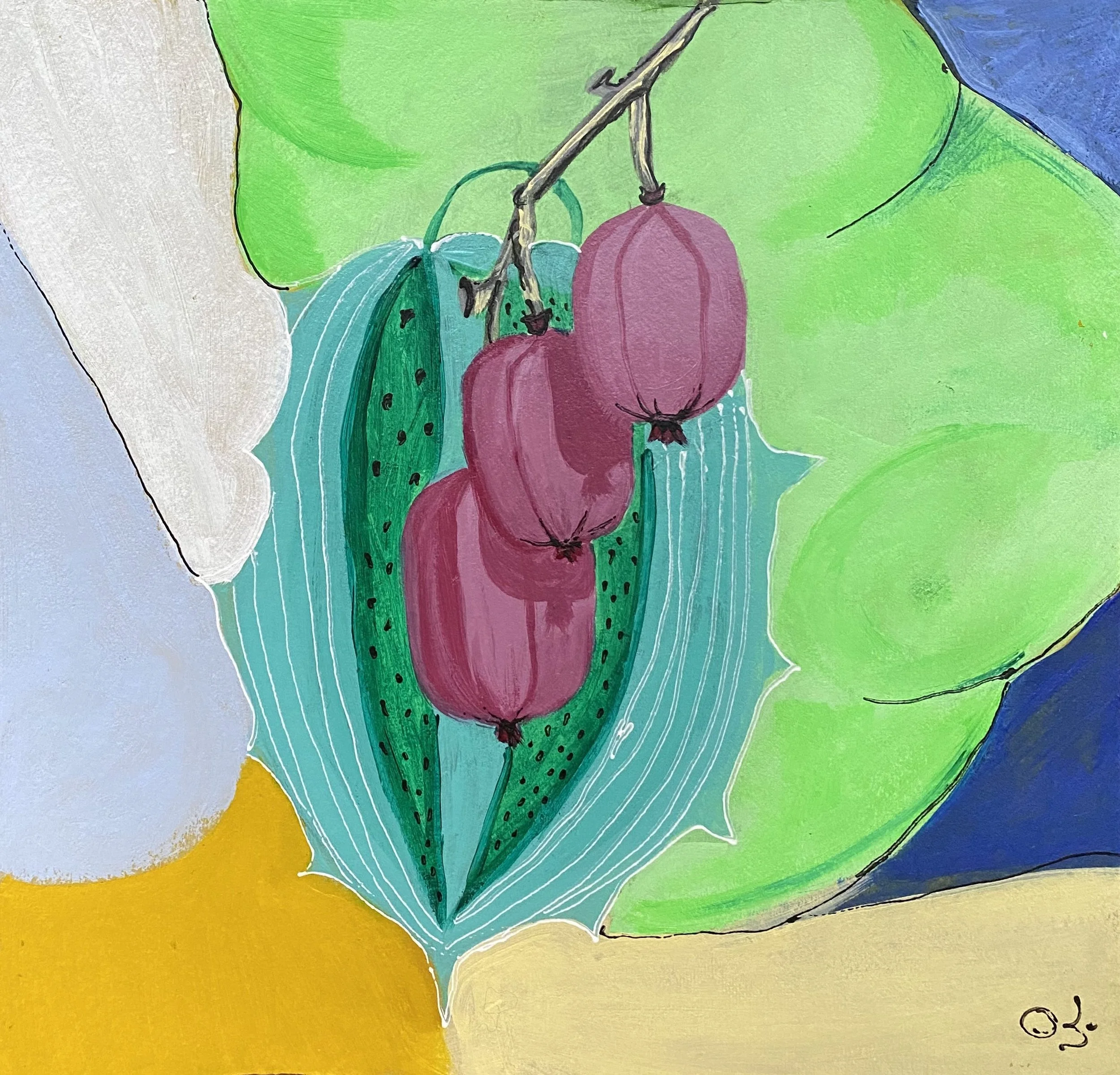 'კივი', მუყაო, აკრილი, 34X34..jpg