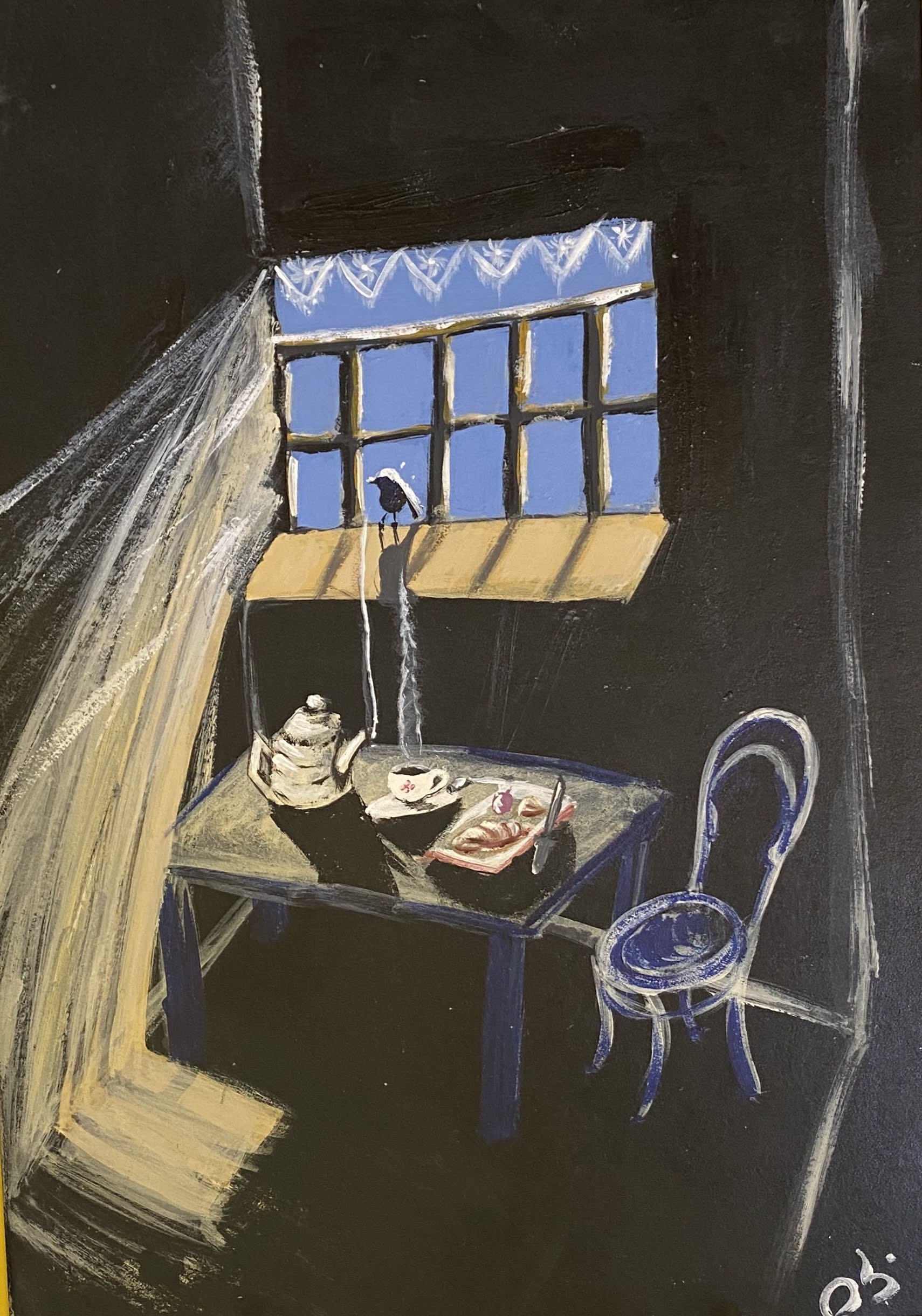 32. ''ფანჯარა'', მუყაო, აკრილი, 33X23.jpg