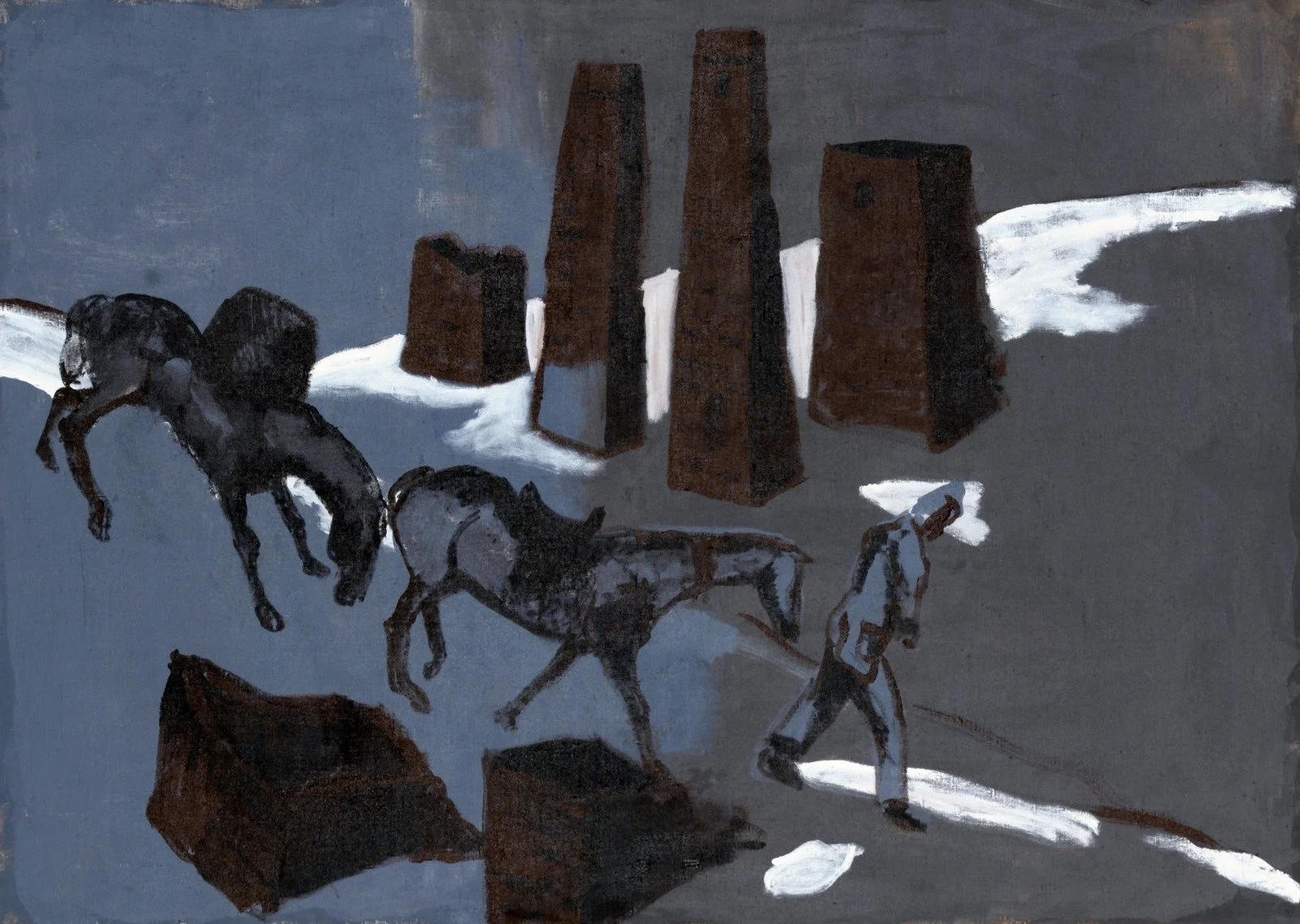 SHATILI
Oil on canvas, 15 x 163 cm. 2018