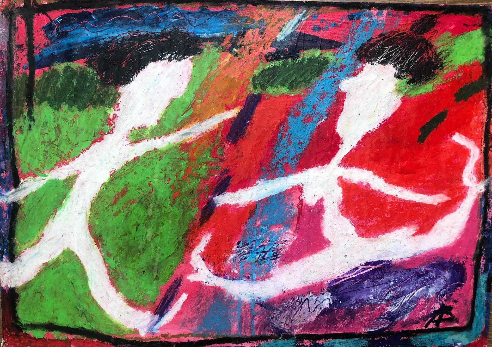 UNTITLED, Pastel on Paper 29 x 42 cm.