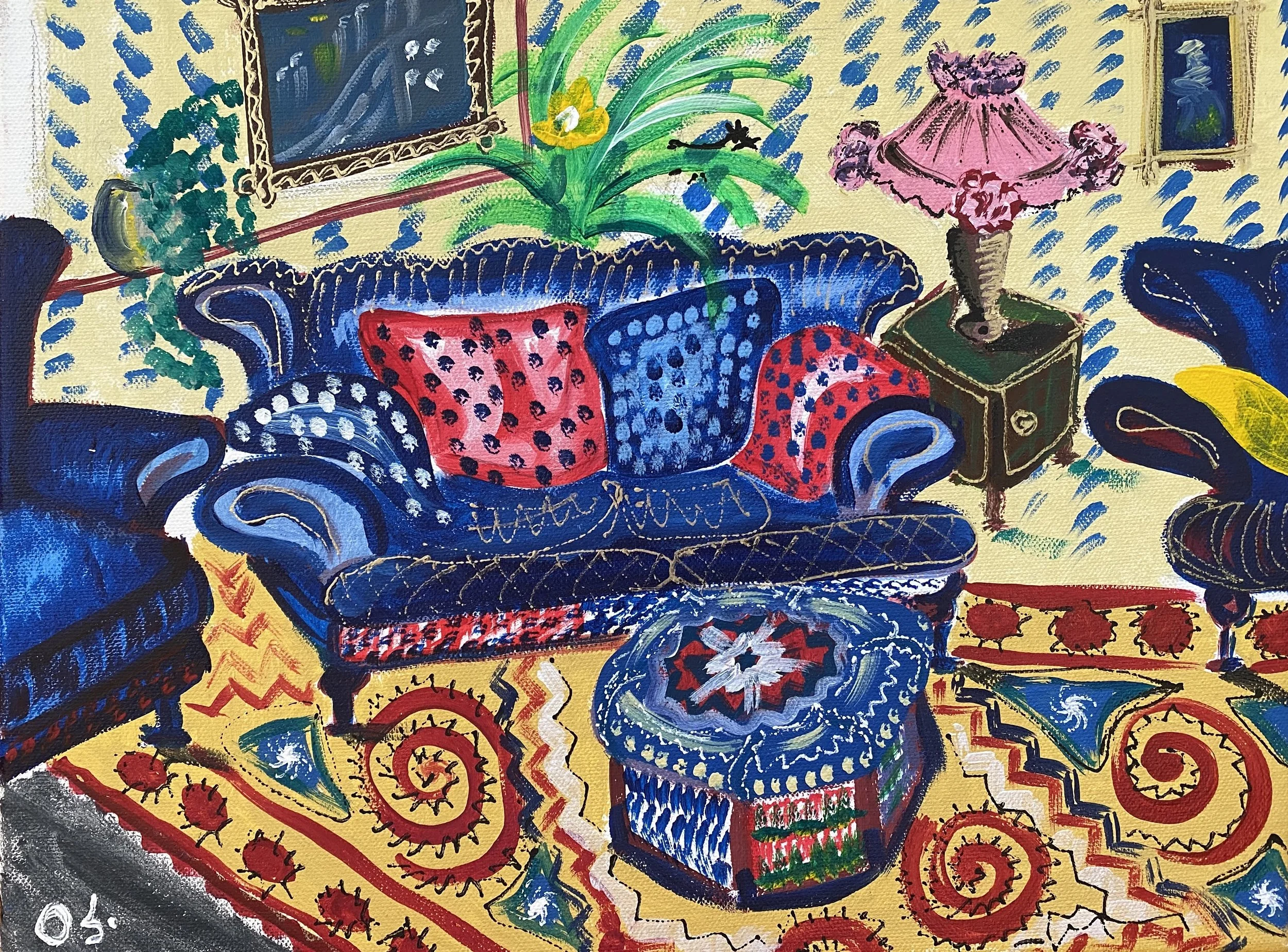 35. ''ბალიშები'', ტილო, აკრილი, 30X40.jpg