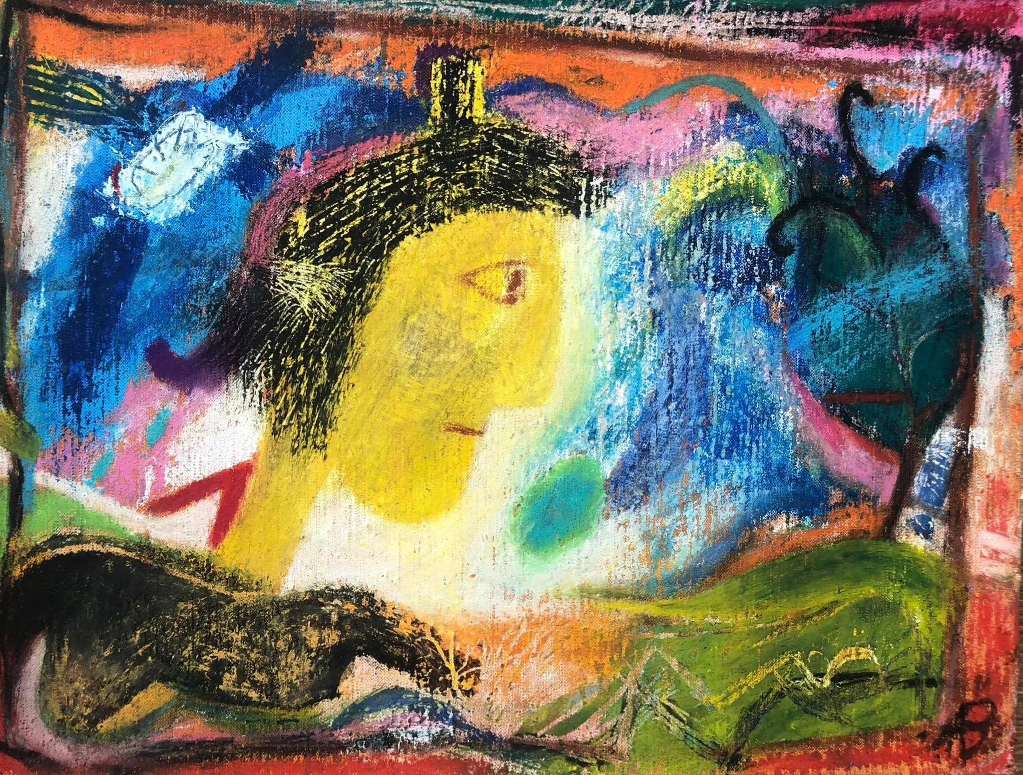 UNTITLED, Pastel on Paper 29 x 42 cm.