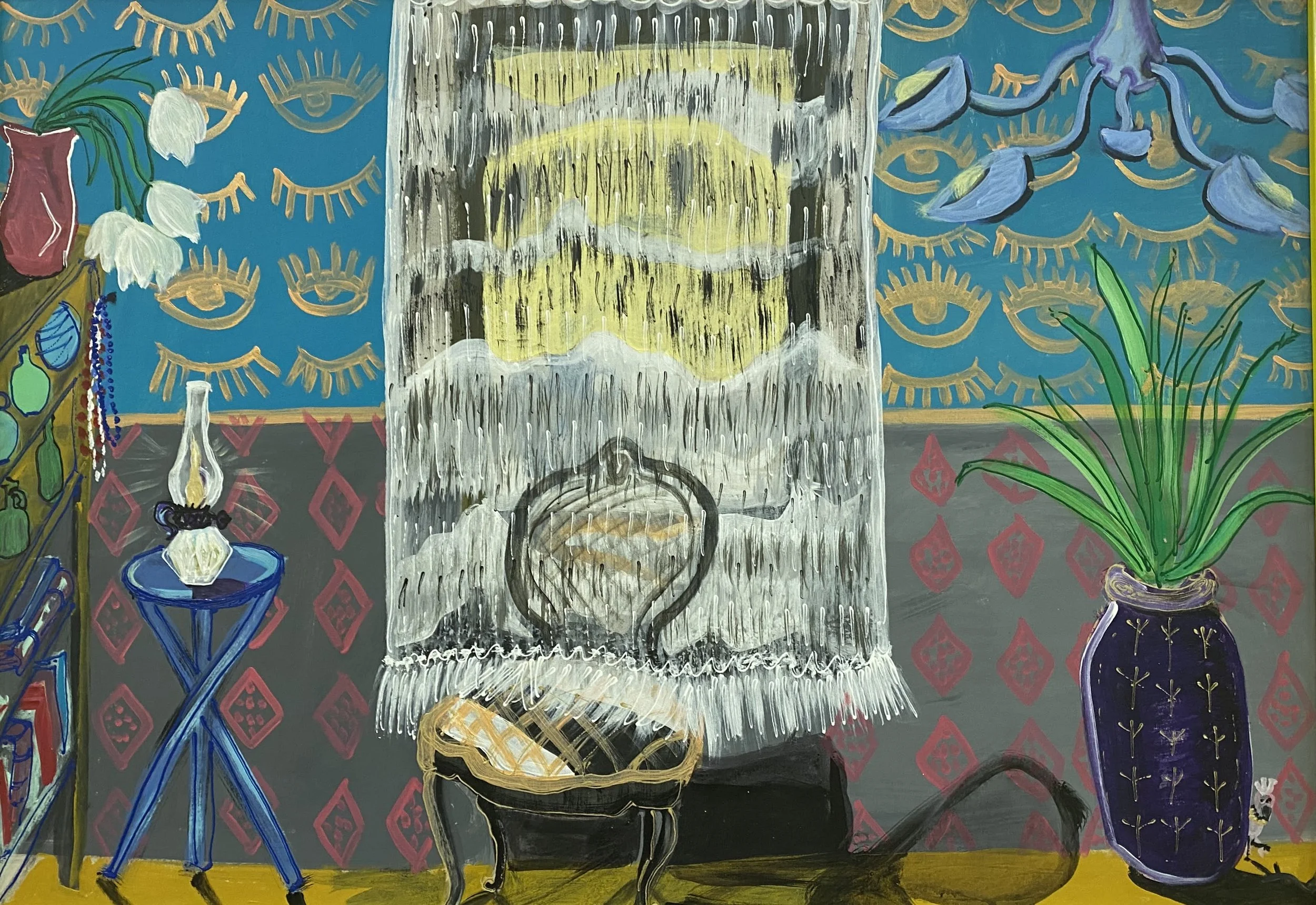 56. ''ფარდის უკან'', მუყაო, აკრილი, 49X70.jpg