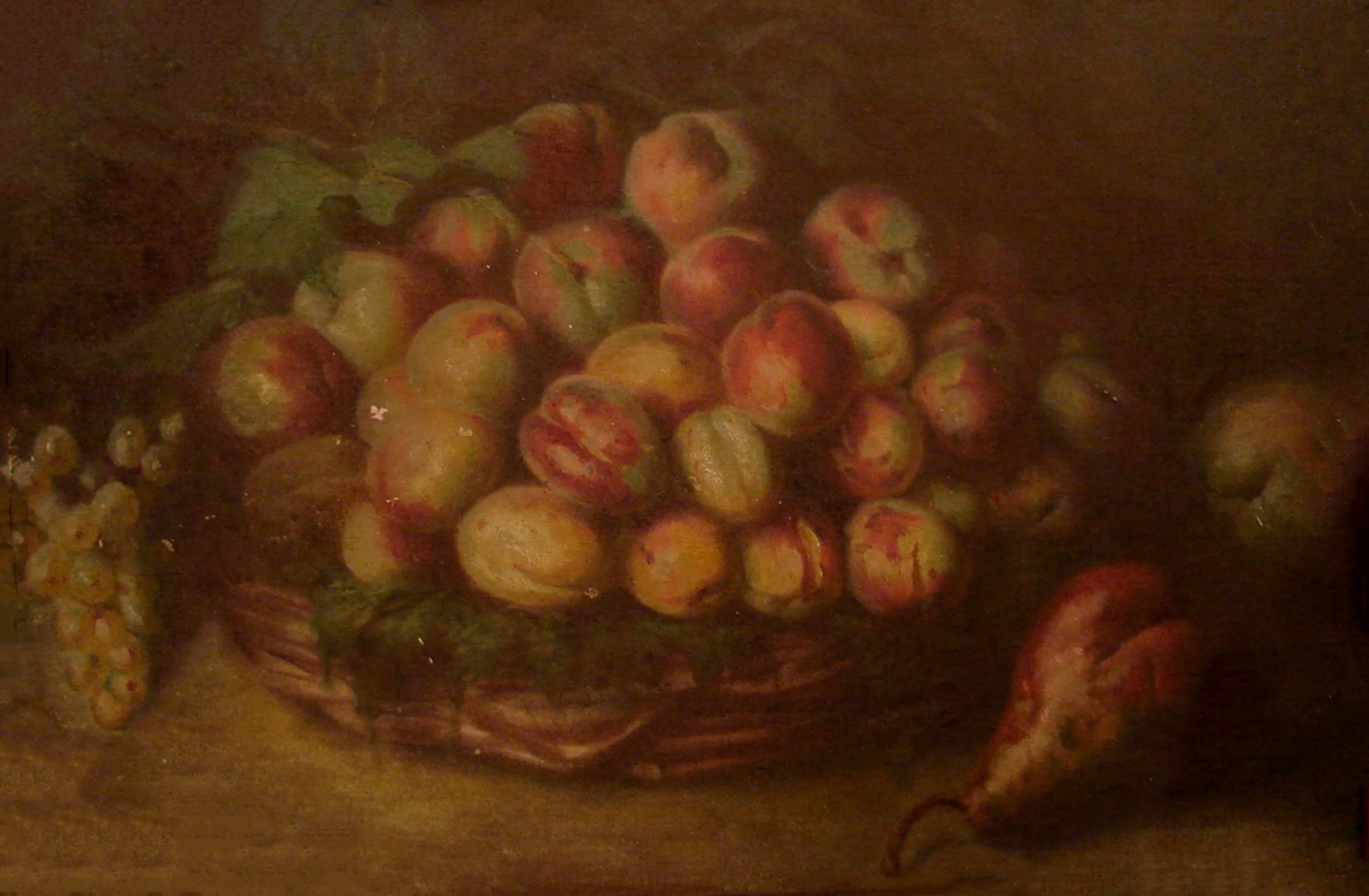 STILL LIFE WITH PEACHES