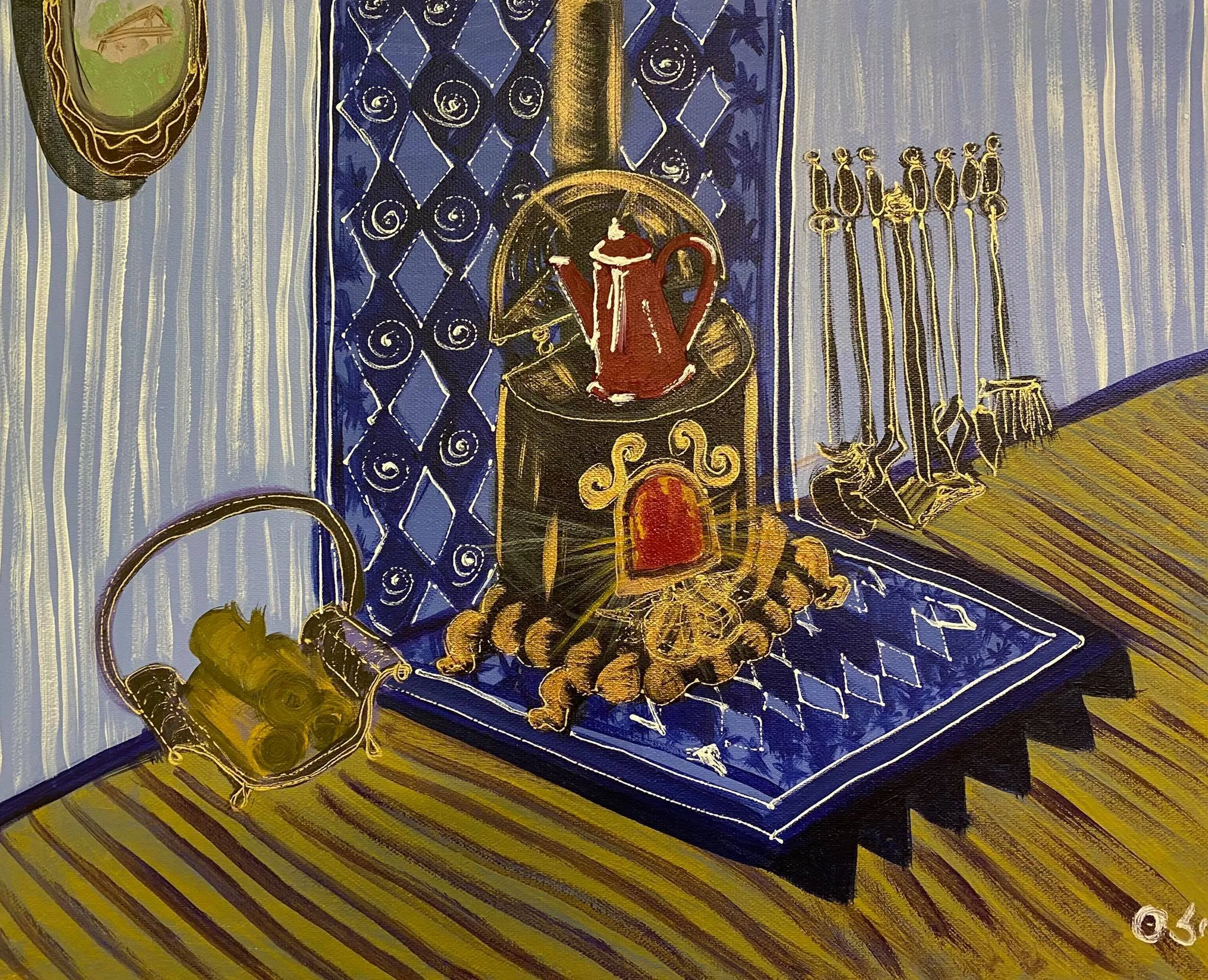 'ბუხარი', ტილო, აკრილი, 40X50..jpg