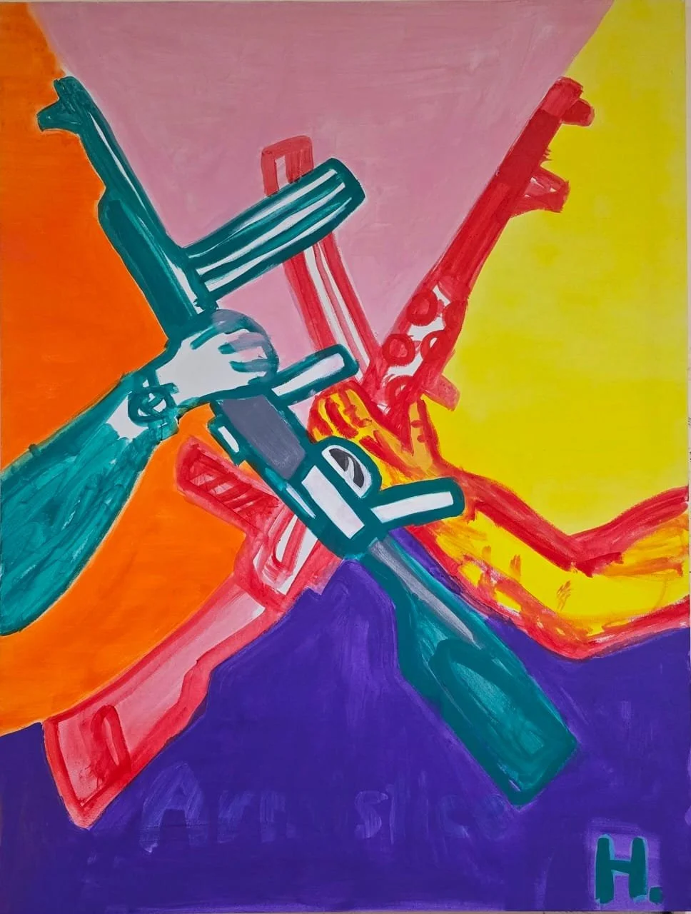 ARTEMISICE 
Acrylic on canvas, 165 X 125 CM. 2025