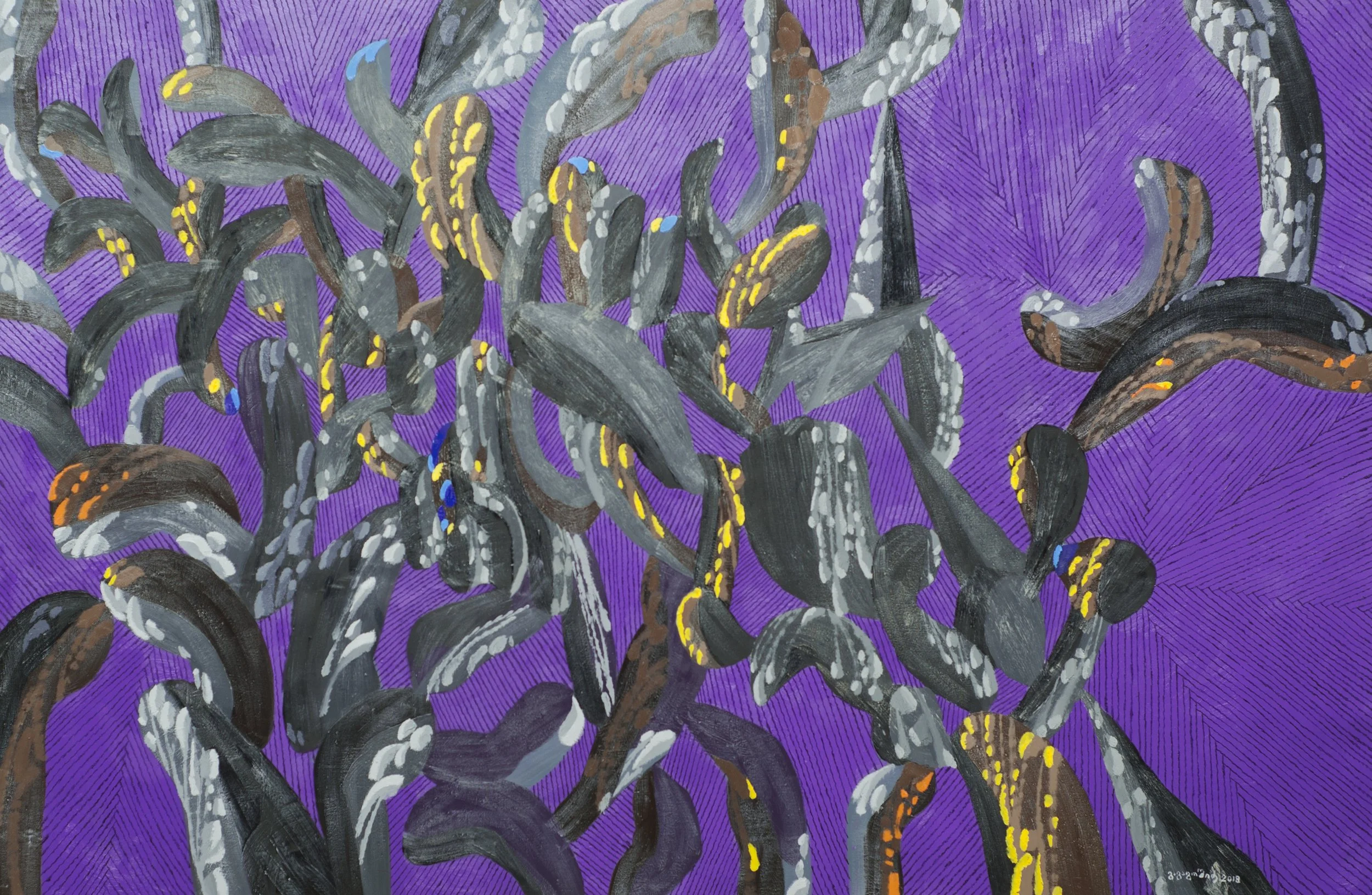 4.გიორგი გაგოშიძე ''უსათაურო'' ზეთი ტილო, 130 X 200 სმ. George Gagoshidze ''Untitled'' oil on canvas, 130 X 200 cm. 2018.jpg