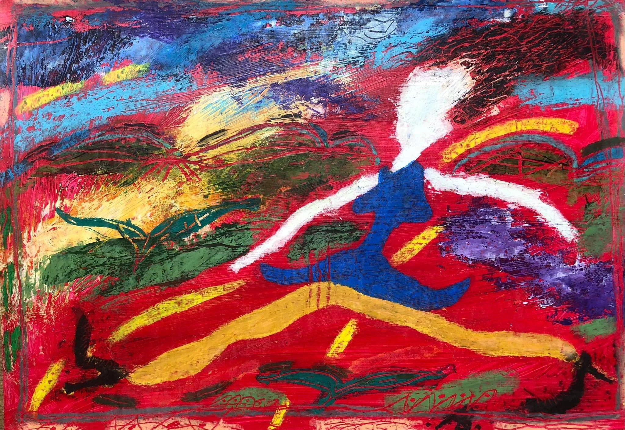 UNTITLED, Pastel on Paper 29 x 42 cm.