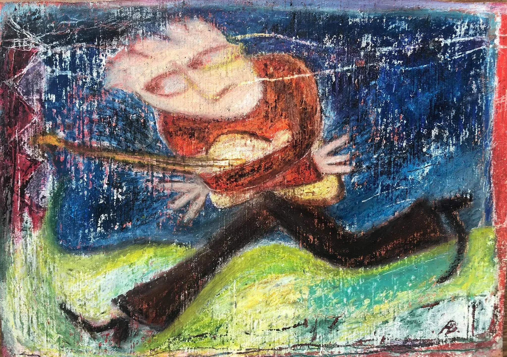 UNTITLED, Pastel on Paper 29 x 42 cm.