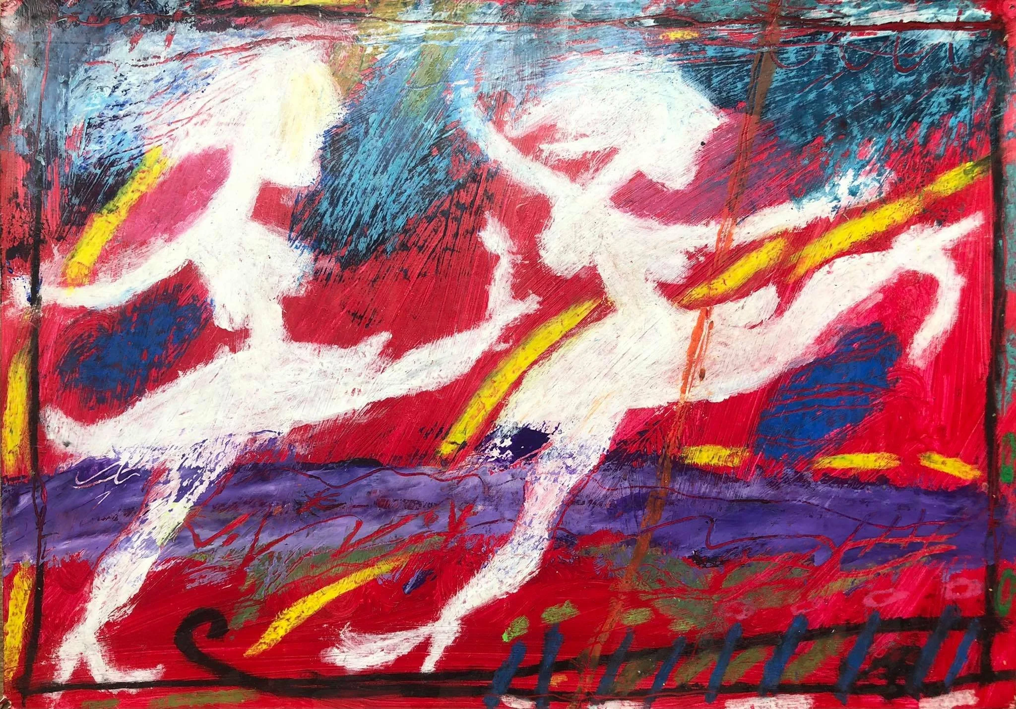 UNTITLED, Pastel on Paper 29 x 42 cm.