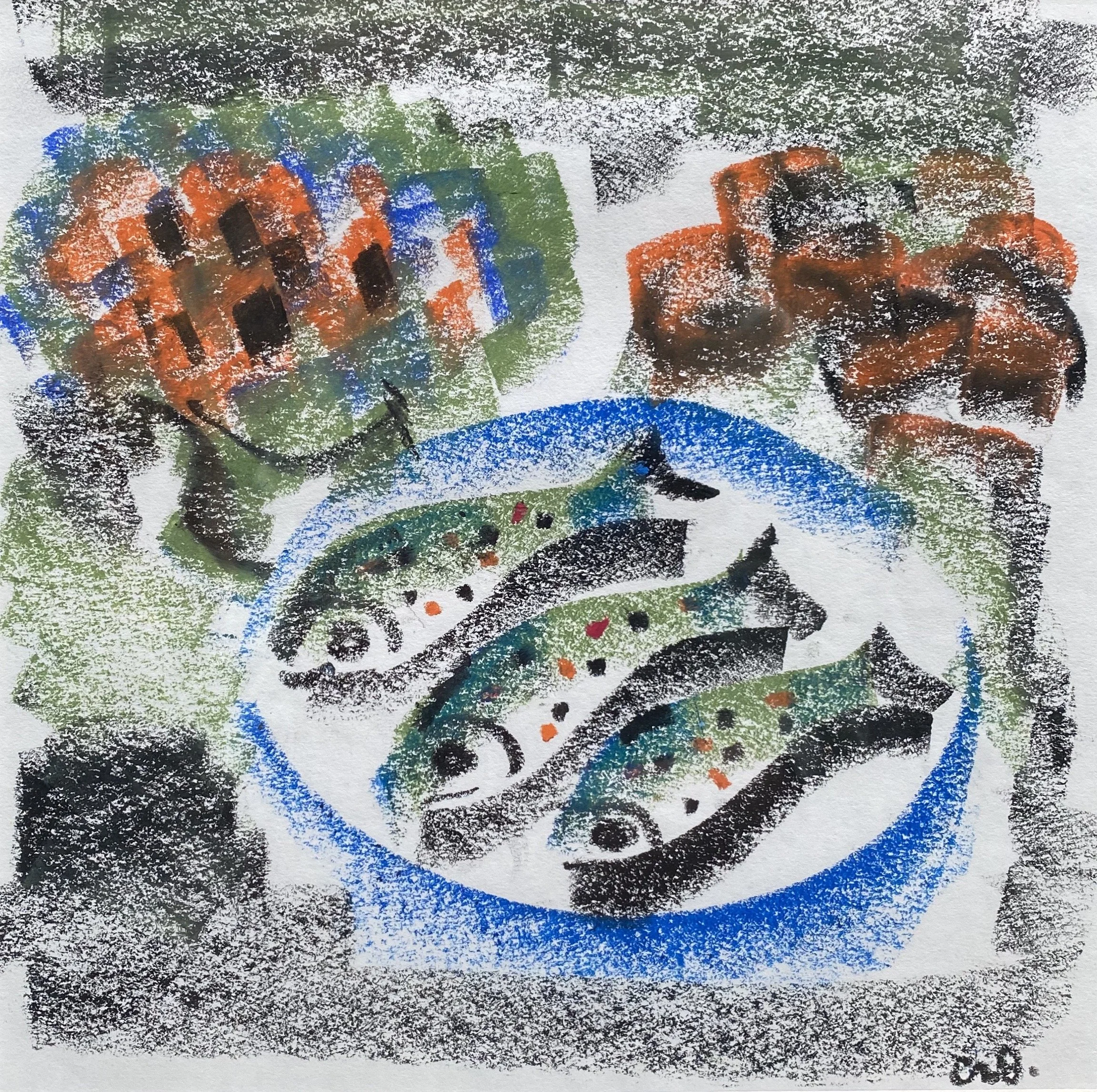 STILL LIFE WITH FISH