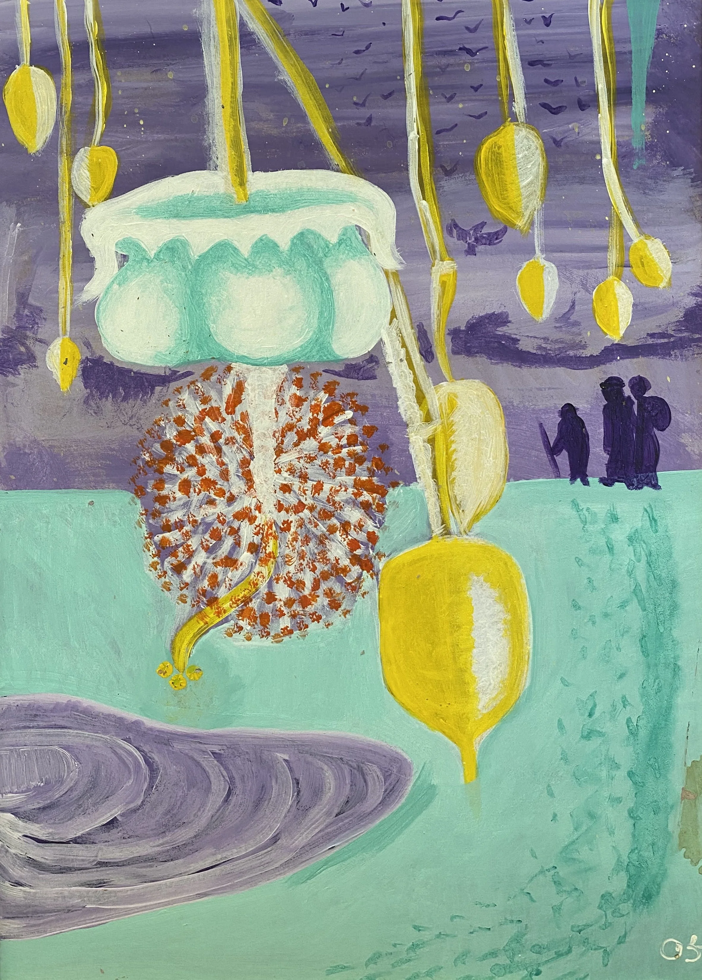 33. ''ბაობაბის ყვავილი'', მუყაო, აკრილი, 46X33..jpg