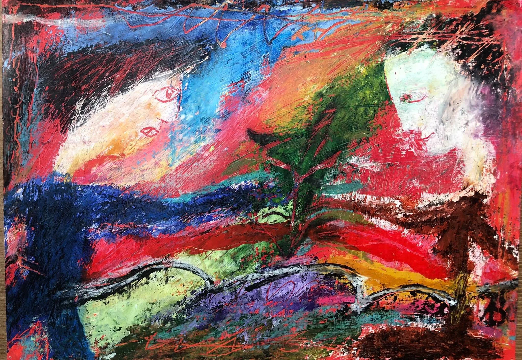 UNTITLED, Pastel on Paper 29 x 42 cm.