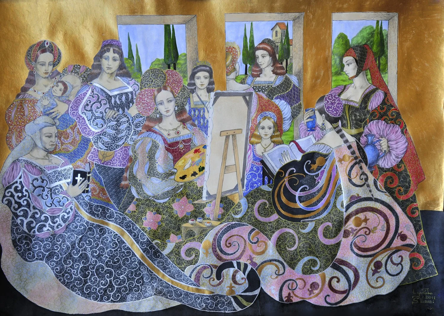 ფერწერის გაკვეთილი 60Х42.jpg