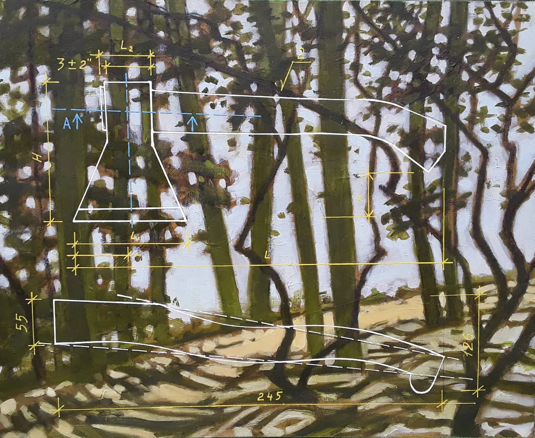 38. კოტე სულაბერიძე 'ცული ცუნცულა' ტილო, ზეთი, 40X50სმ, 2017.jpg